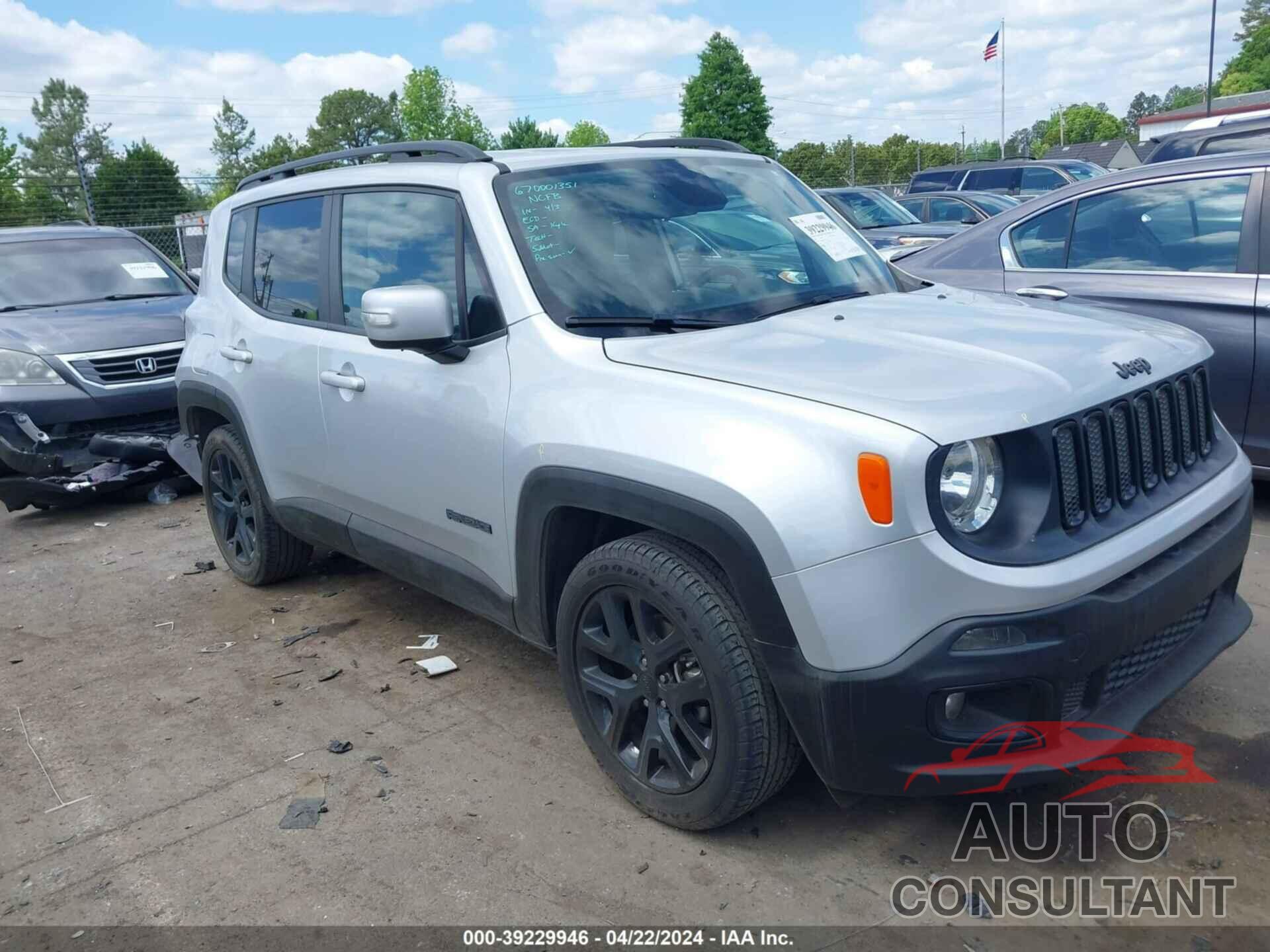 JEEP RENEGADE 2018 - ZACCJABB8JPJ49974