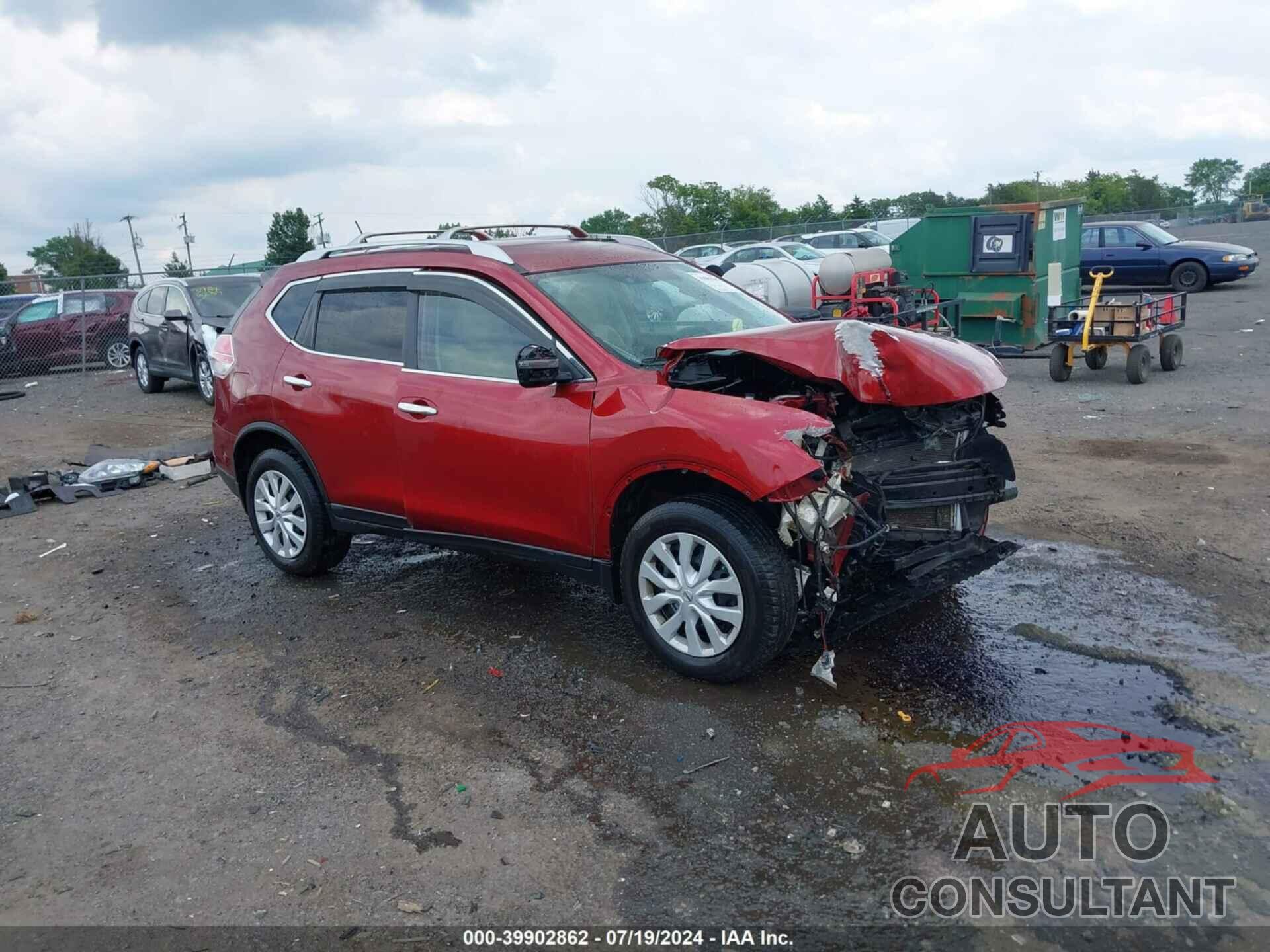 NISSAN ROGUE 2016 - KNMAT2MV7GP604532