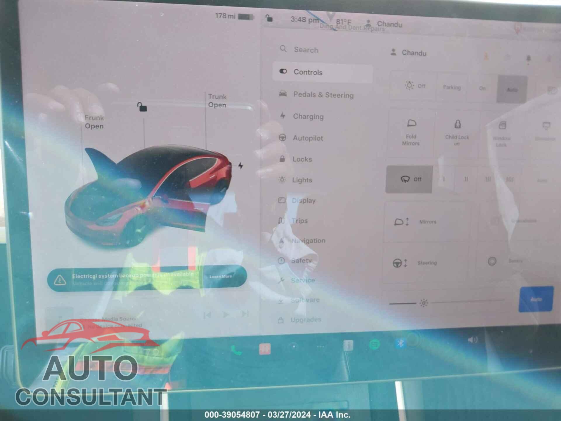 TESLA MODEL 3 2019 - 5YJ3E1EA4KF190749