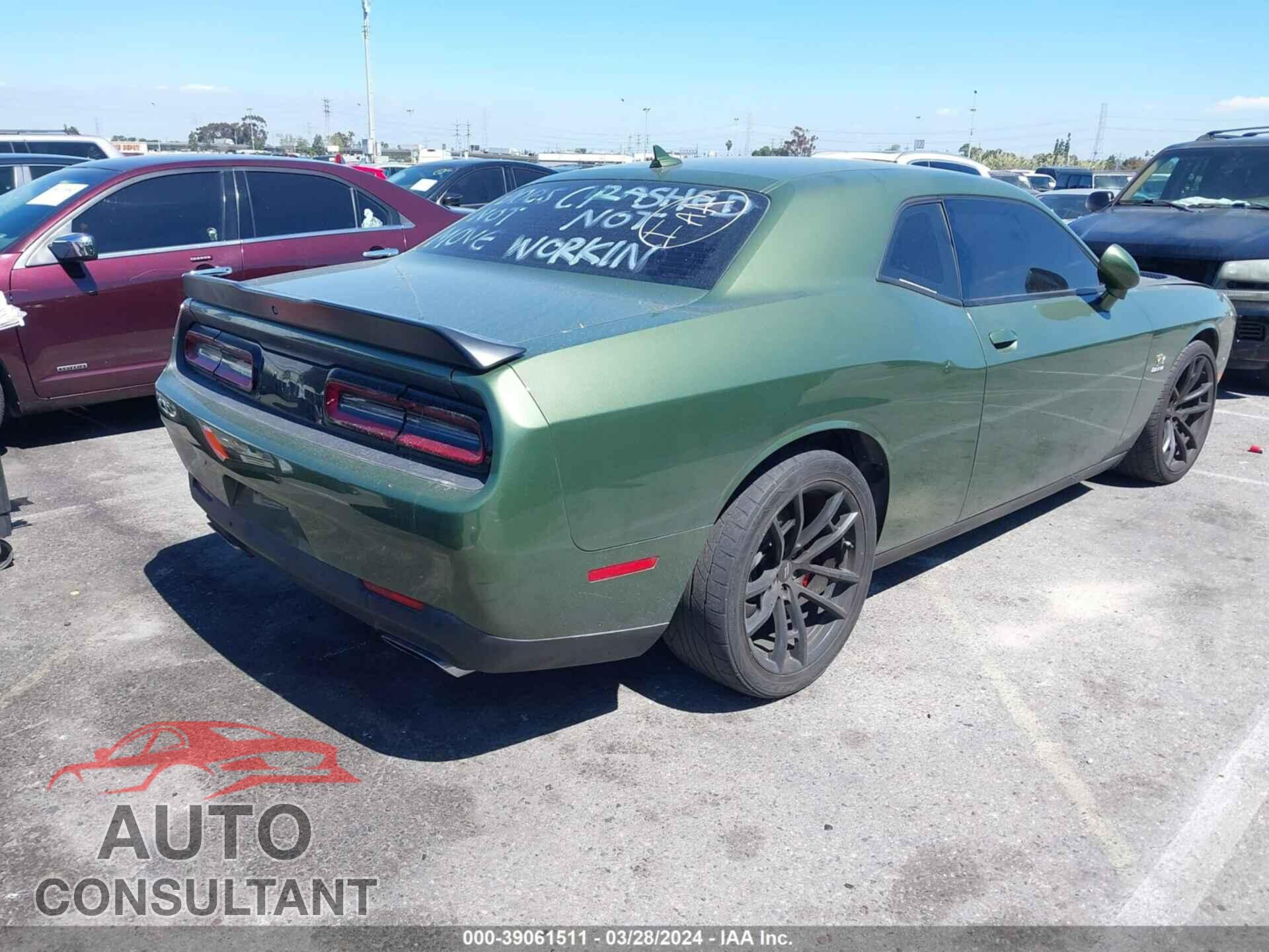 DODGE CHALLENGER 2019 - 2C3CDZFJ3KH581504
