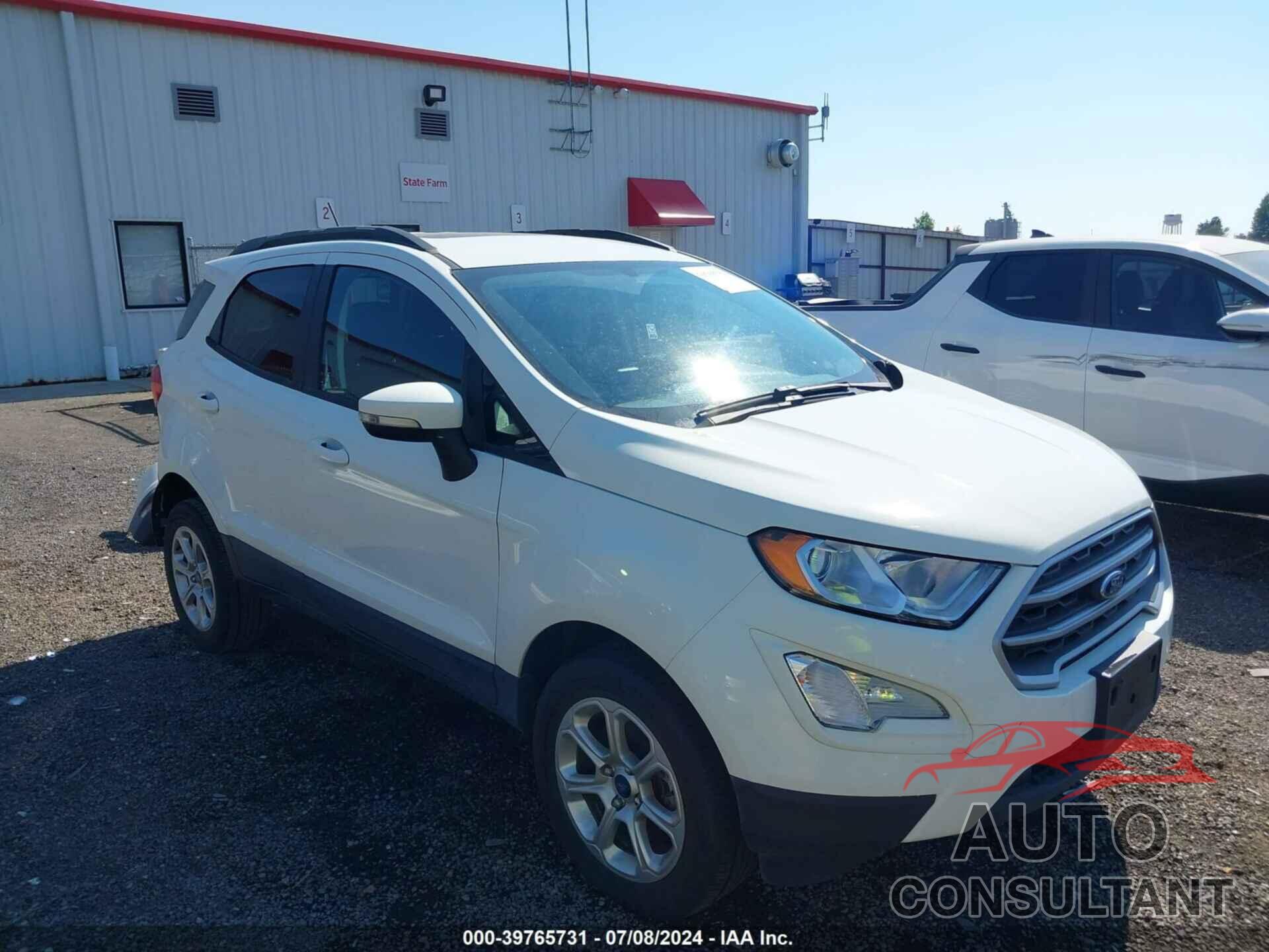 FORD ECOSPORT 2020 - MAJ6S3GL6LC345015