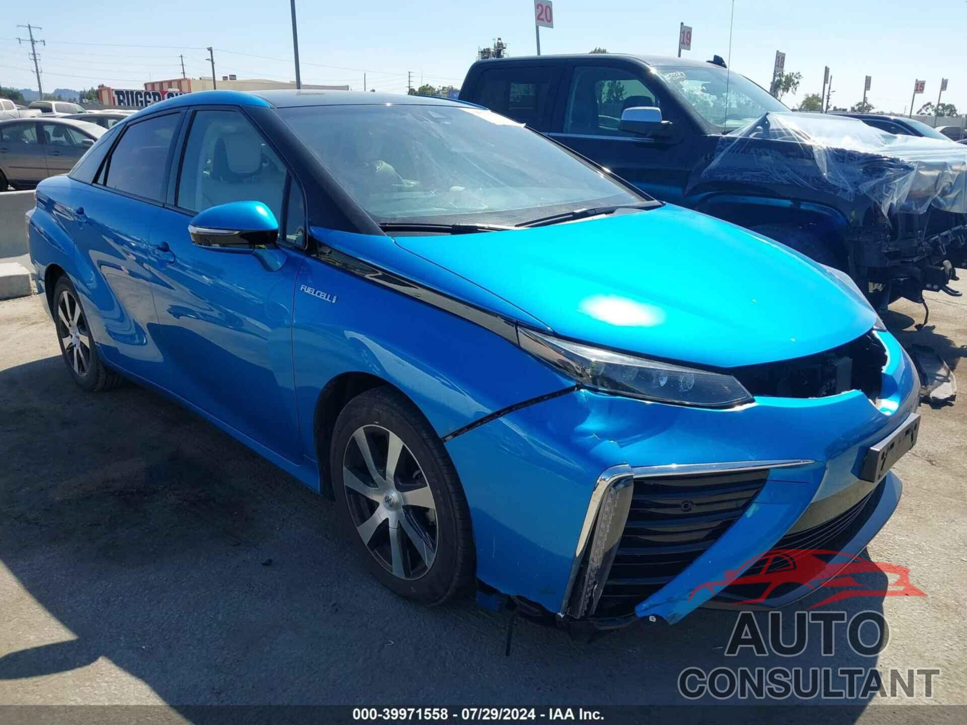 TOYOTA MIRAI 2018 - JTDBVRBD4JA004837