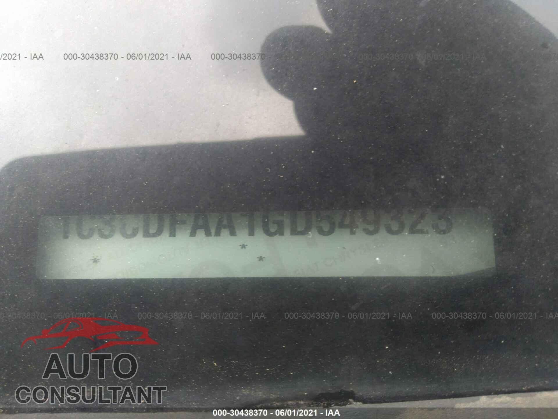 DODGE DART 2016 - 1C3CDFAA1GD549323