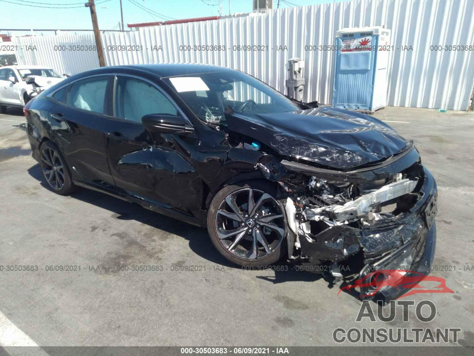 HONDA CIVIC SEDAN 2019 - 2HGFC2F81KH521352