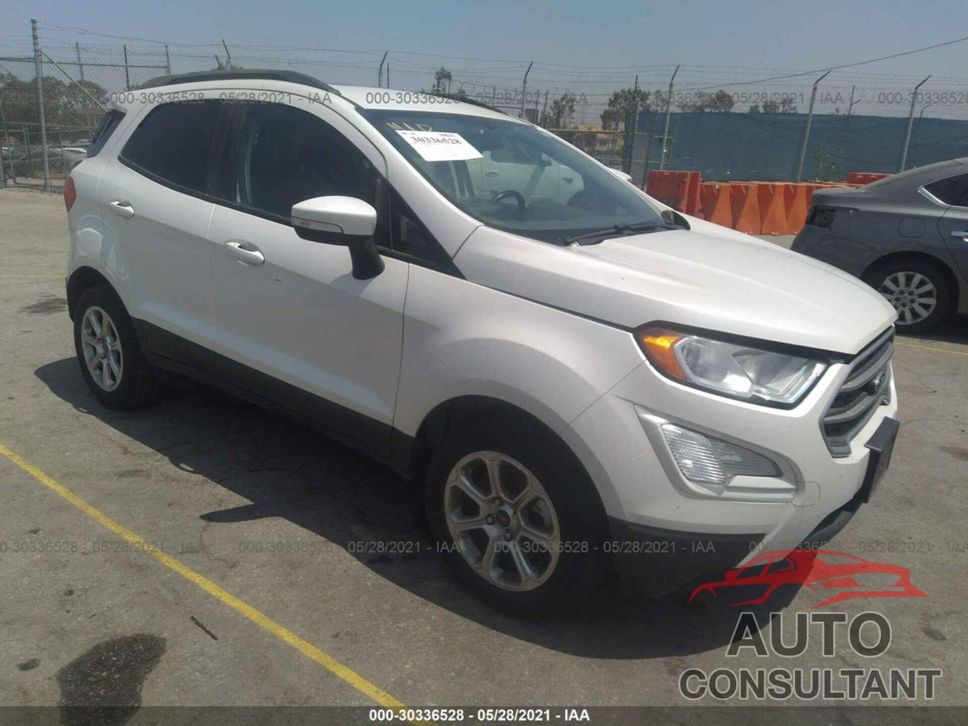 FORD ECOSPORT 2018 - MAJ3P1TE5JC199333