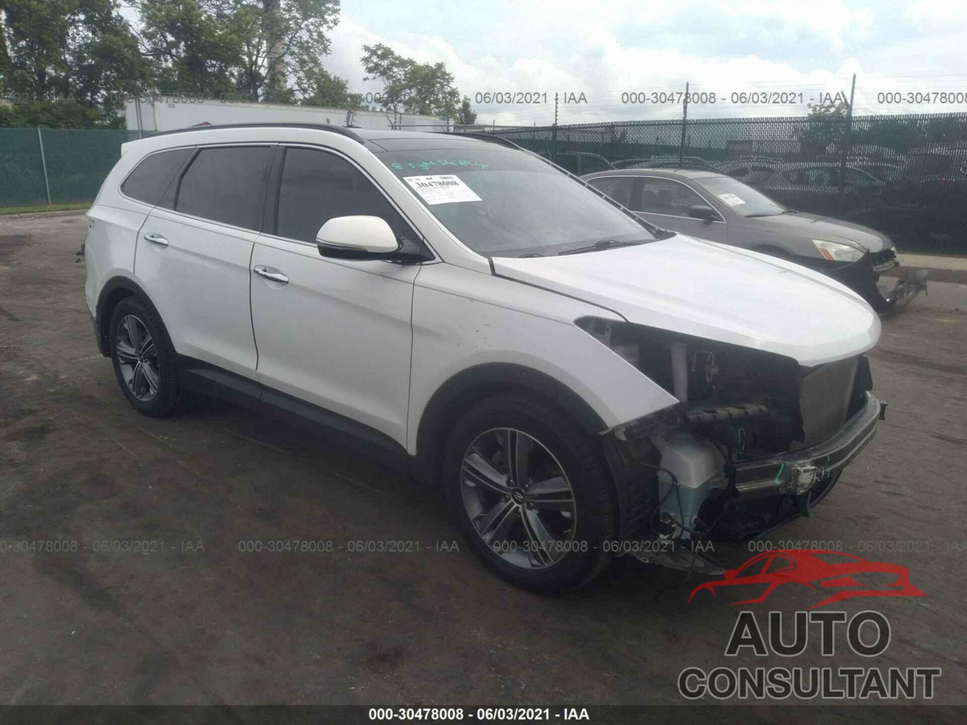 HYUNDAI SANTA FE 2016 - KM8SRDHF6GU134475