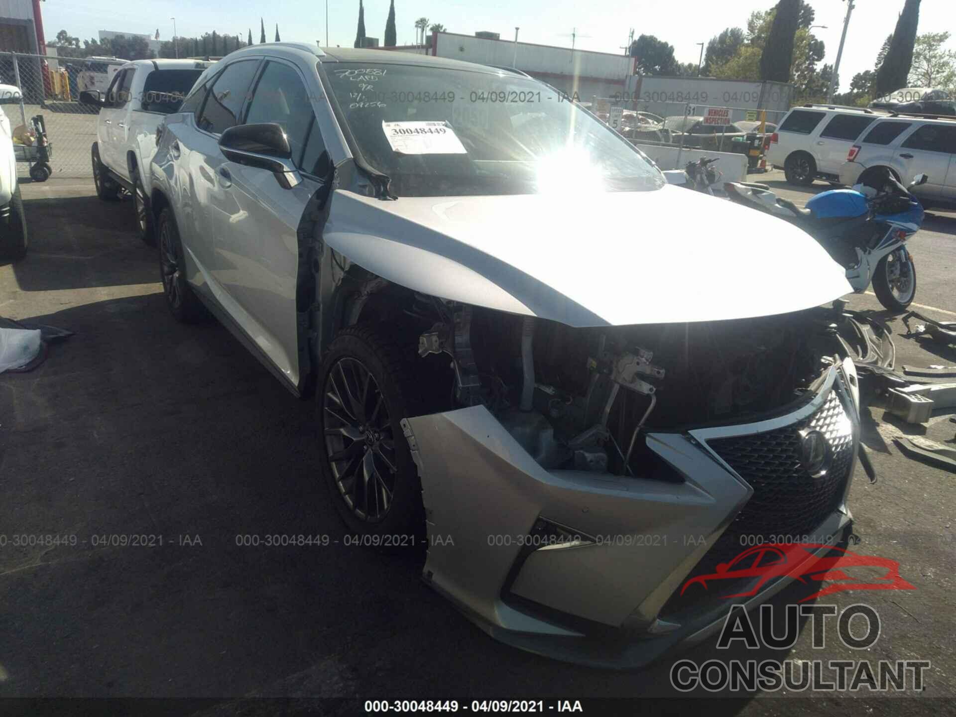 LEXUS RX 350 2016 - 2T2BZMCA8GC037707