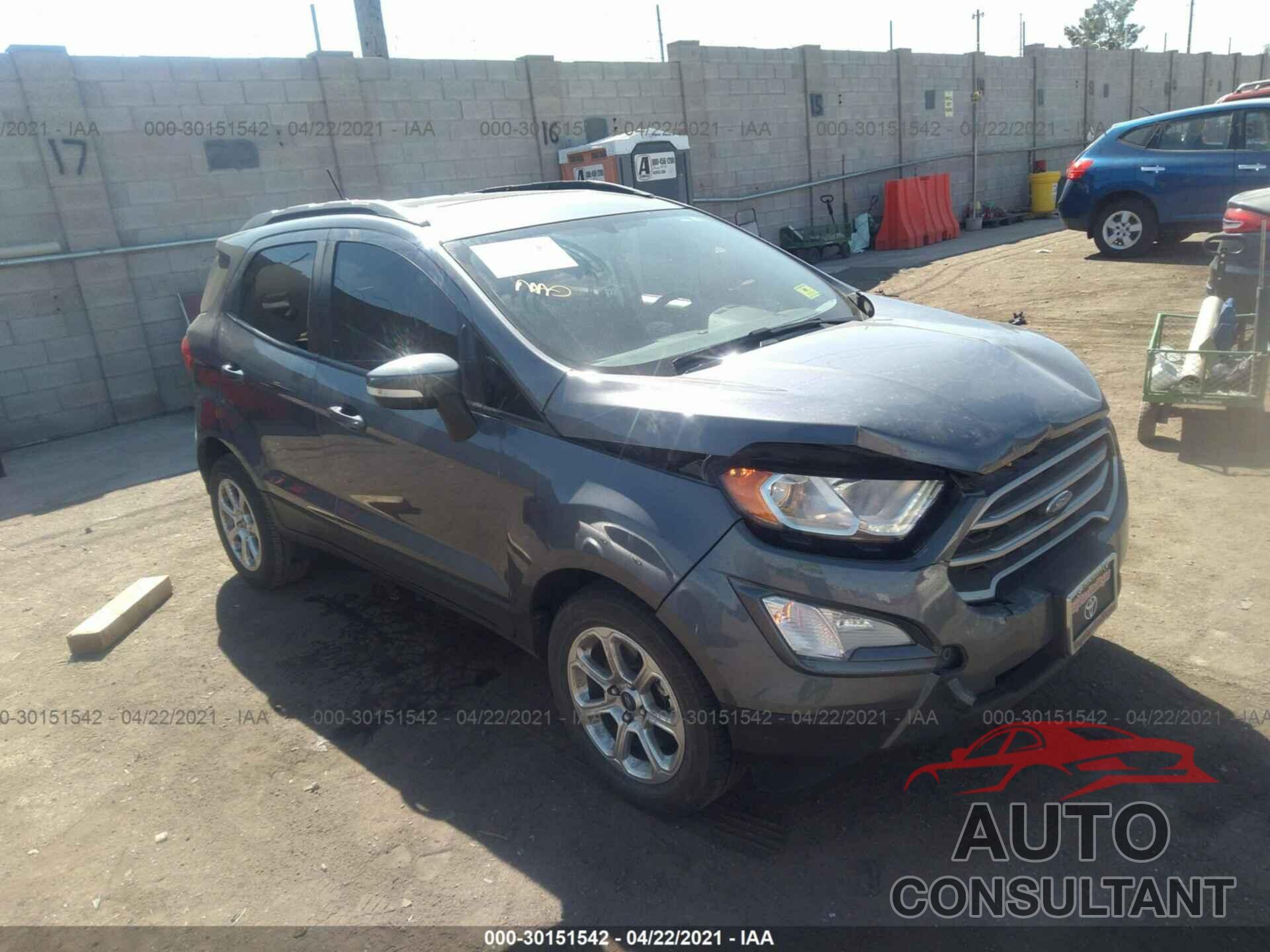 FORD ECOSPORT 2018 - MAJ3P1TE6JC216835