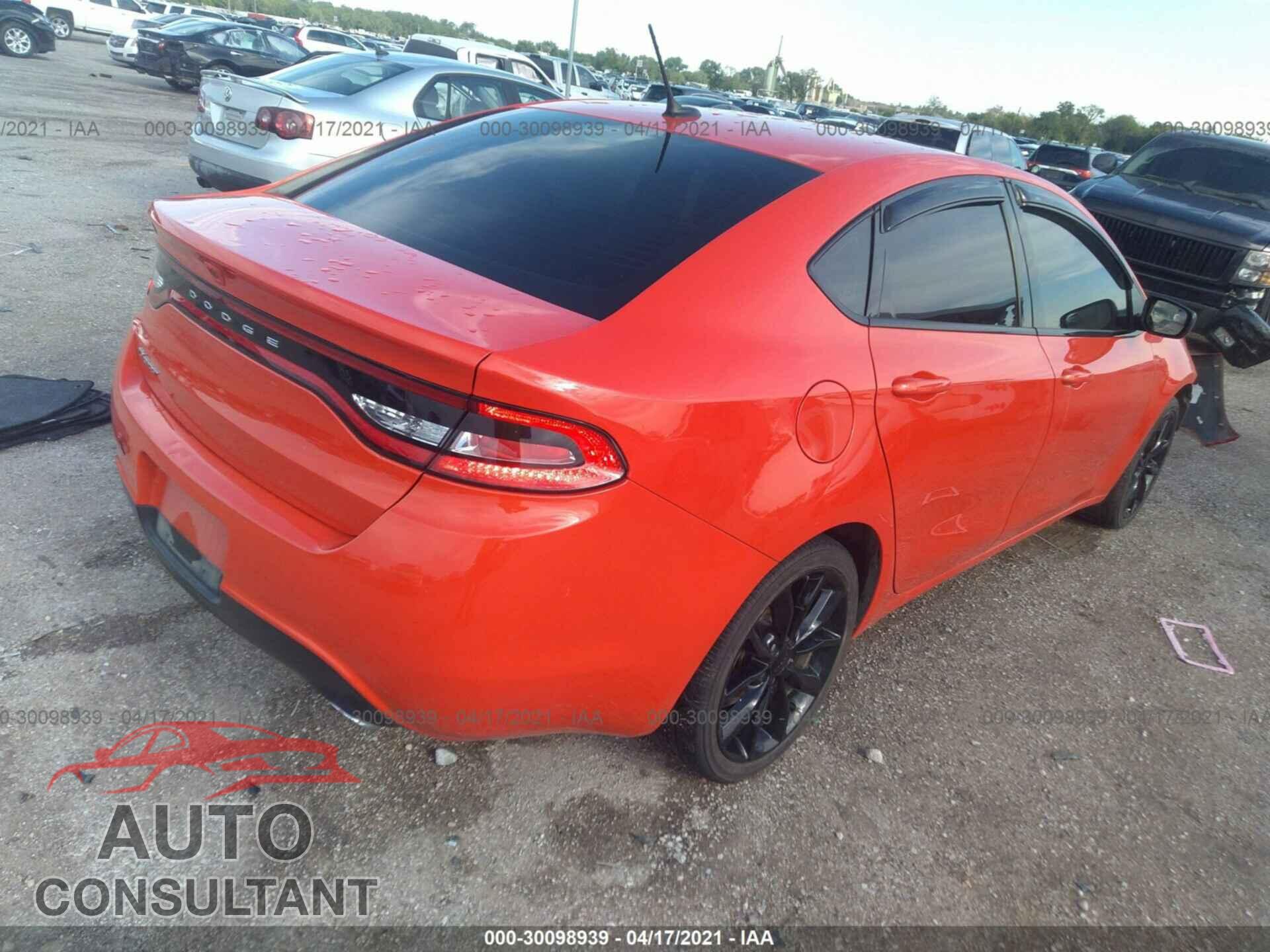 DODGE DART 2016 - 1C3CDFBB0GD701275