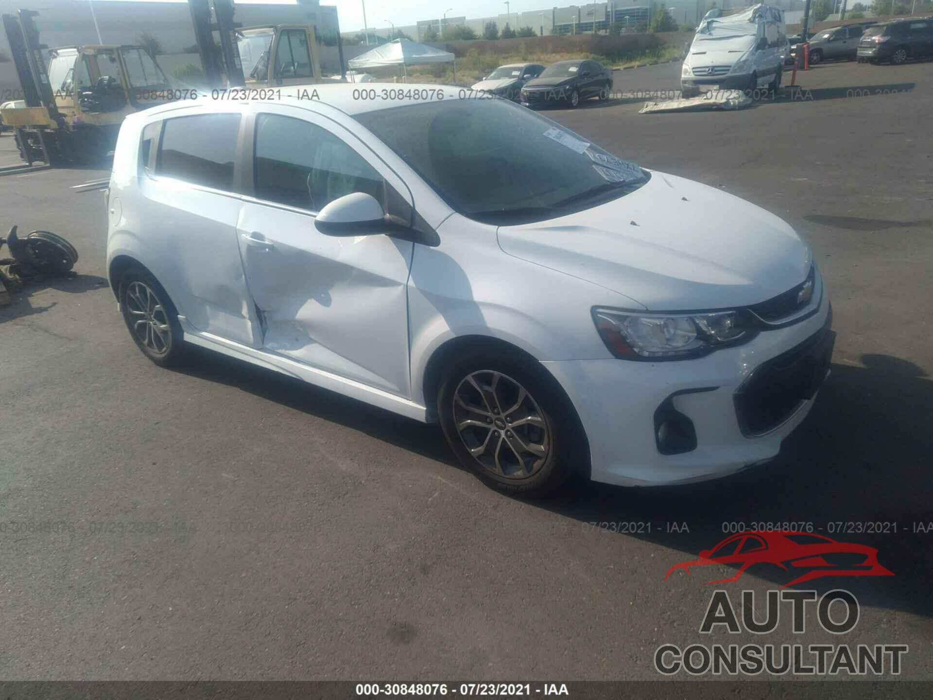 CHEVROLET SONIC 2017 - 1G1JD6SG1H4125818