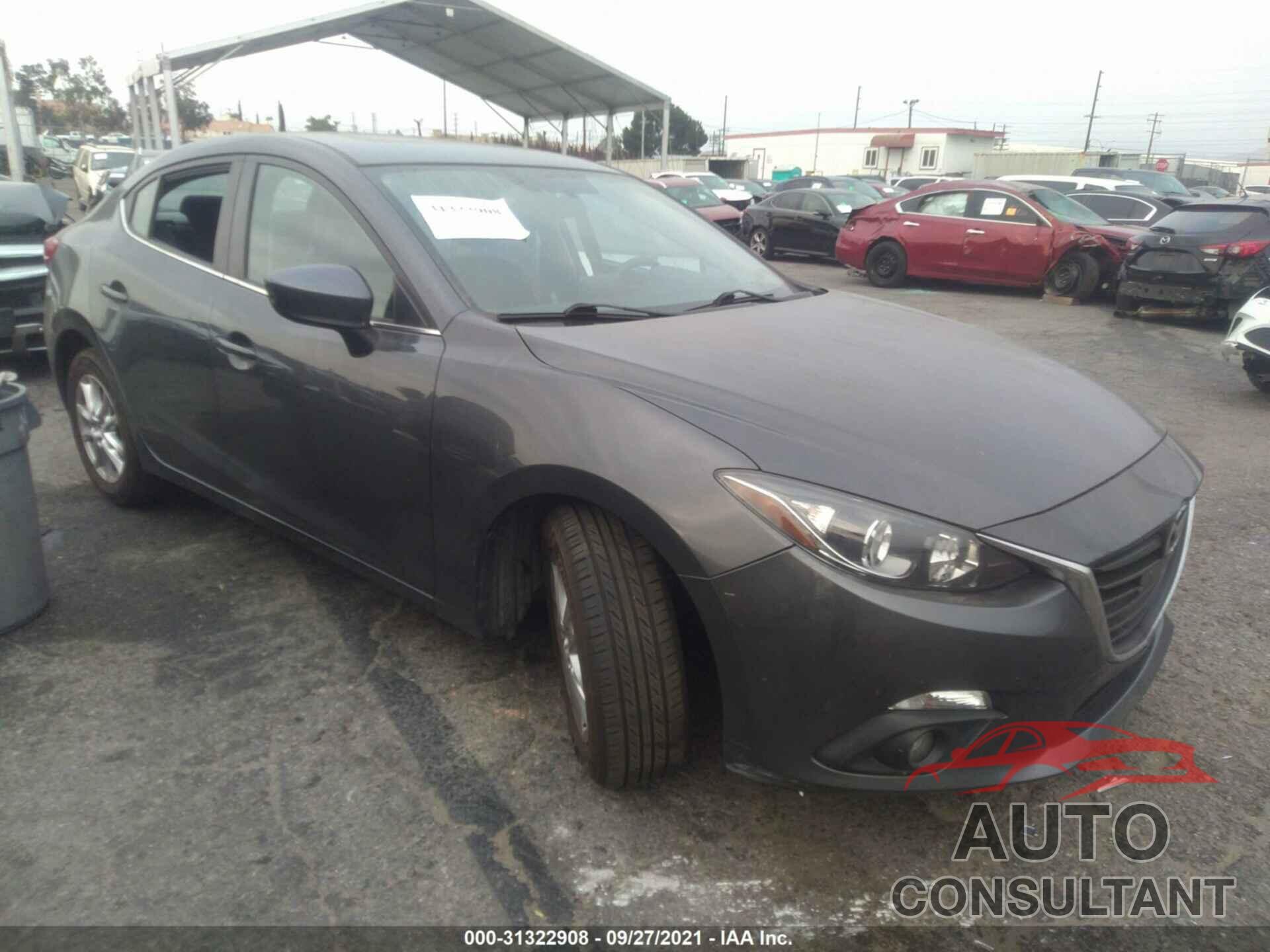 MAZDA MAZDA3 2016 - JM1BM1V73G1349439