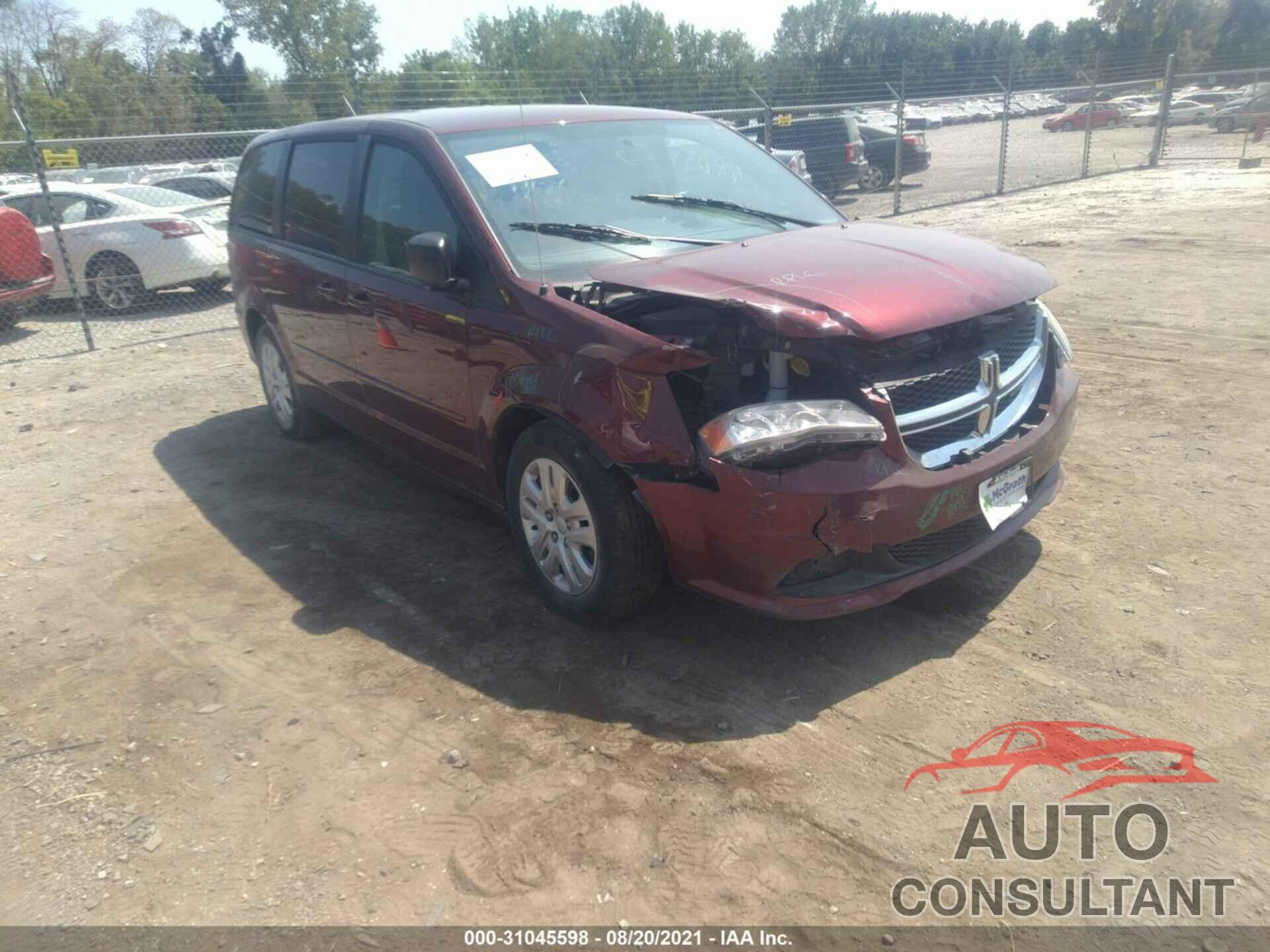 DODGE GRAND CARAVAN 2017 - 2C4RDGBG1HR866788