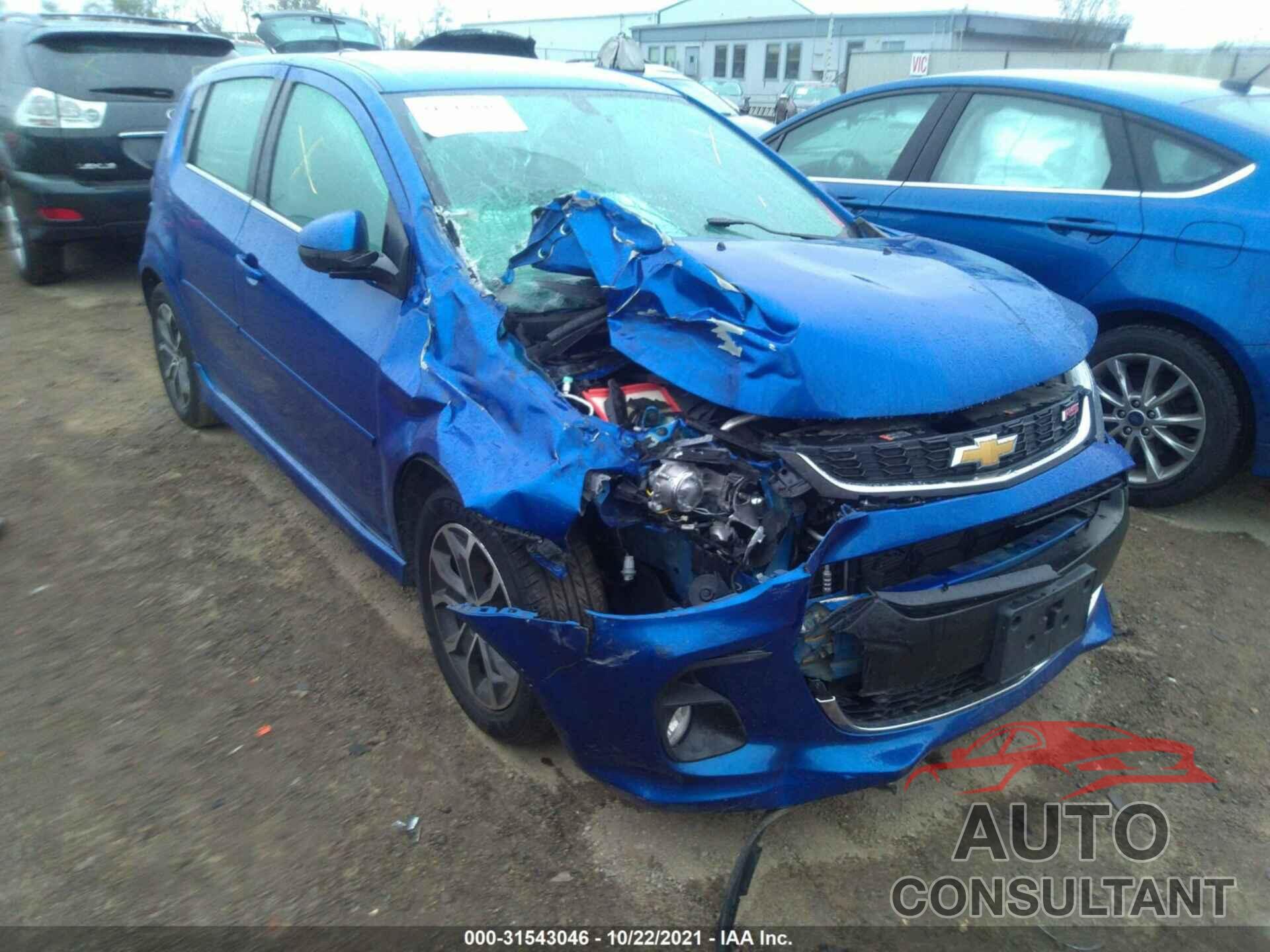 CHEVROLET SONIC 2017 - 1G1JD6SH7H4106750