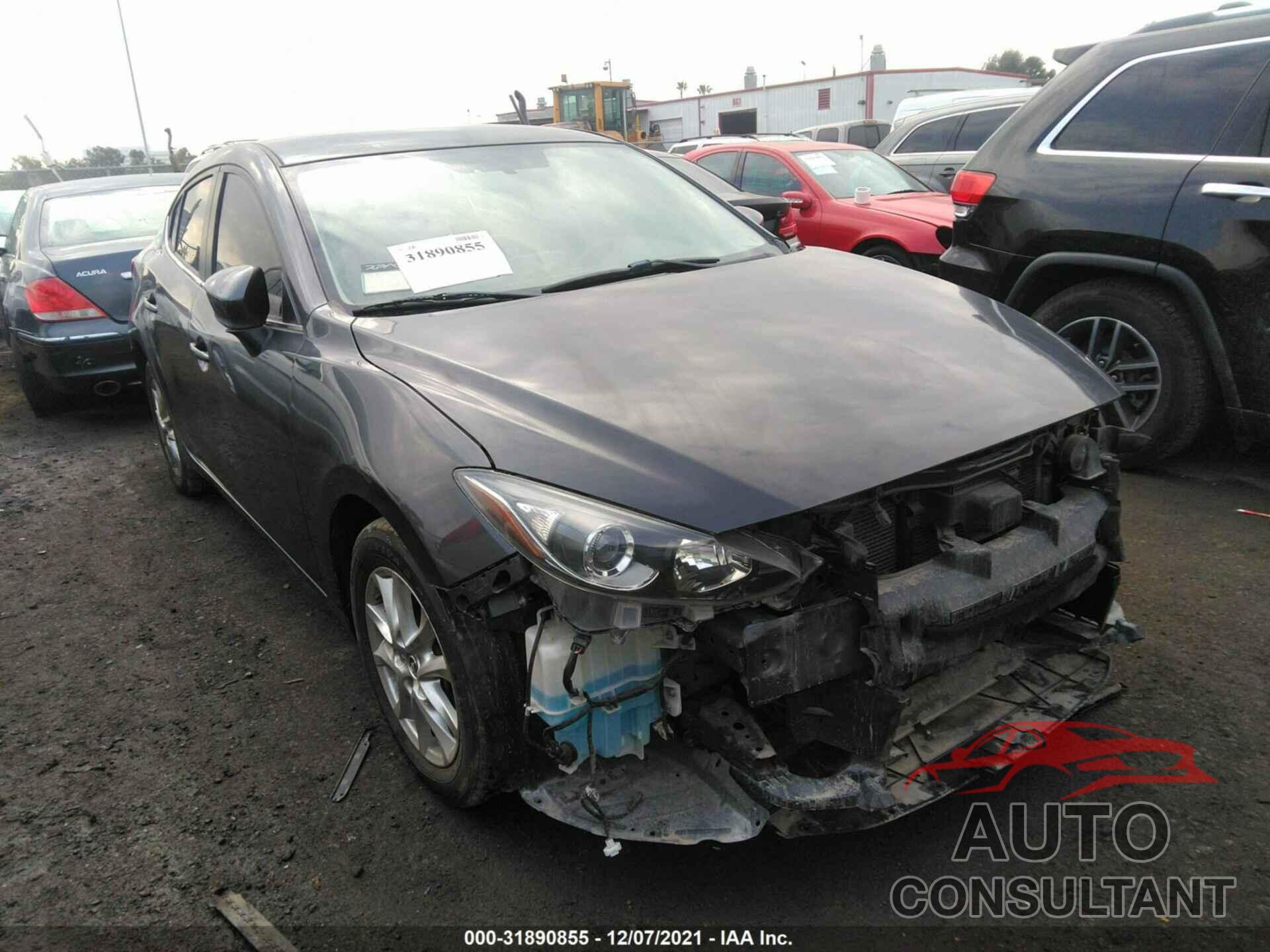 MAZDA MAZDA3 2016 - JM1BM1U75G1338556