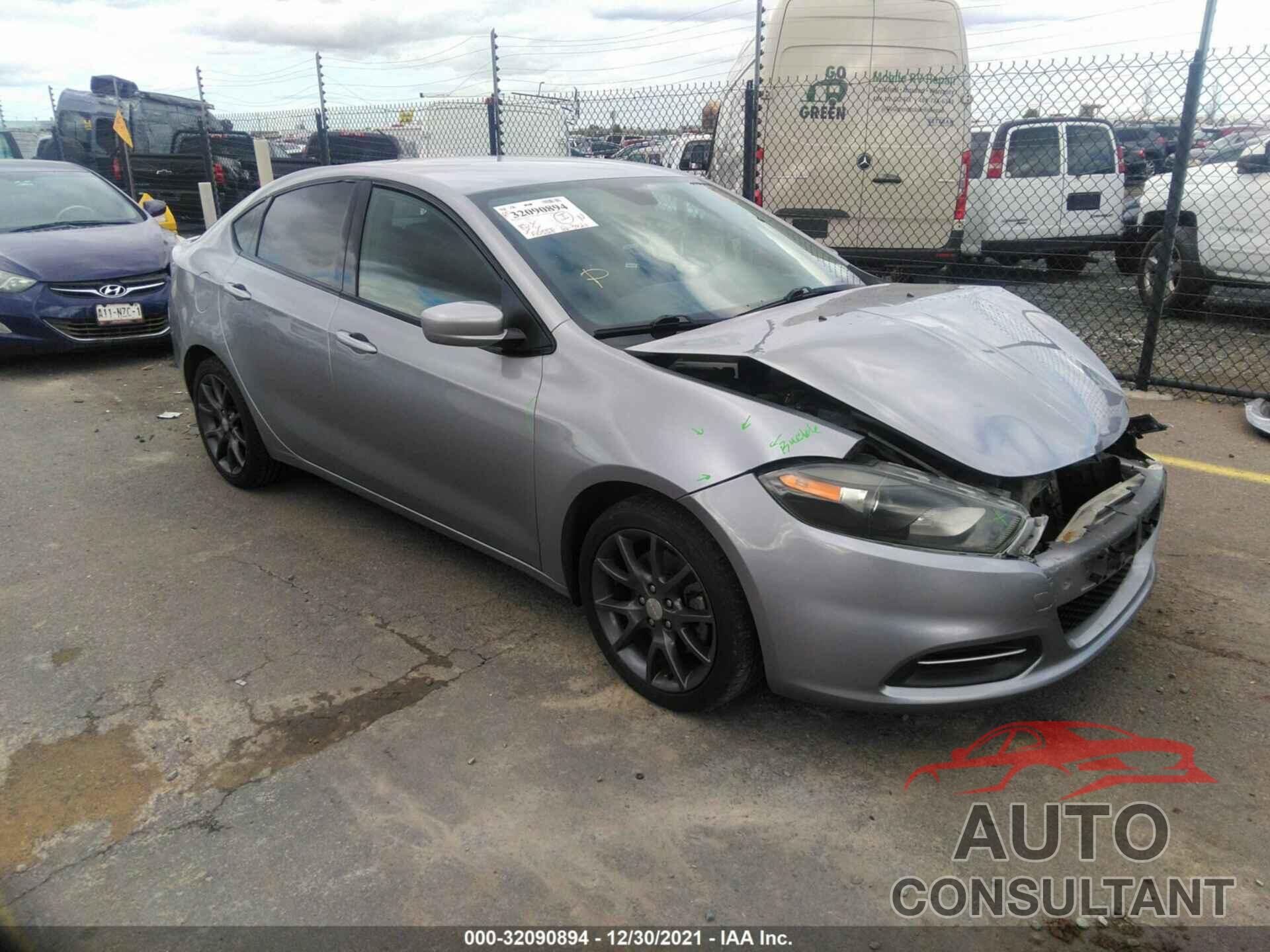 DODGE DART 2016 - 1C3CDFAA3GD555396