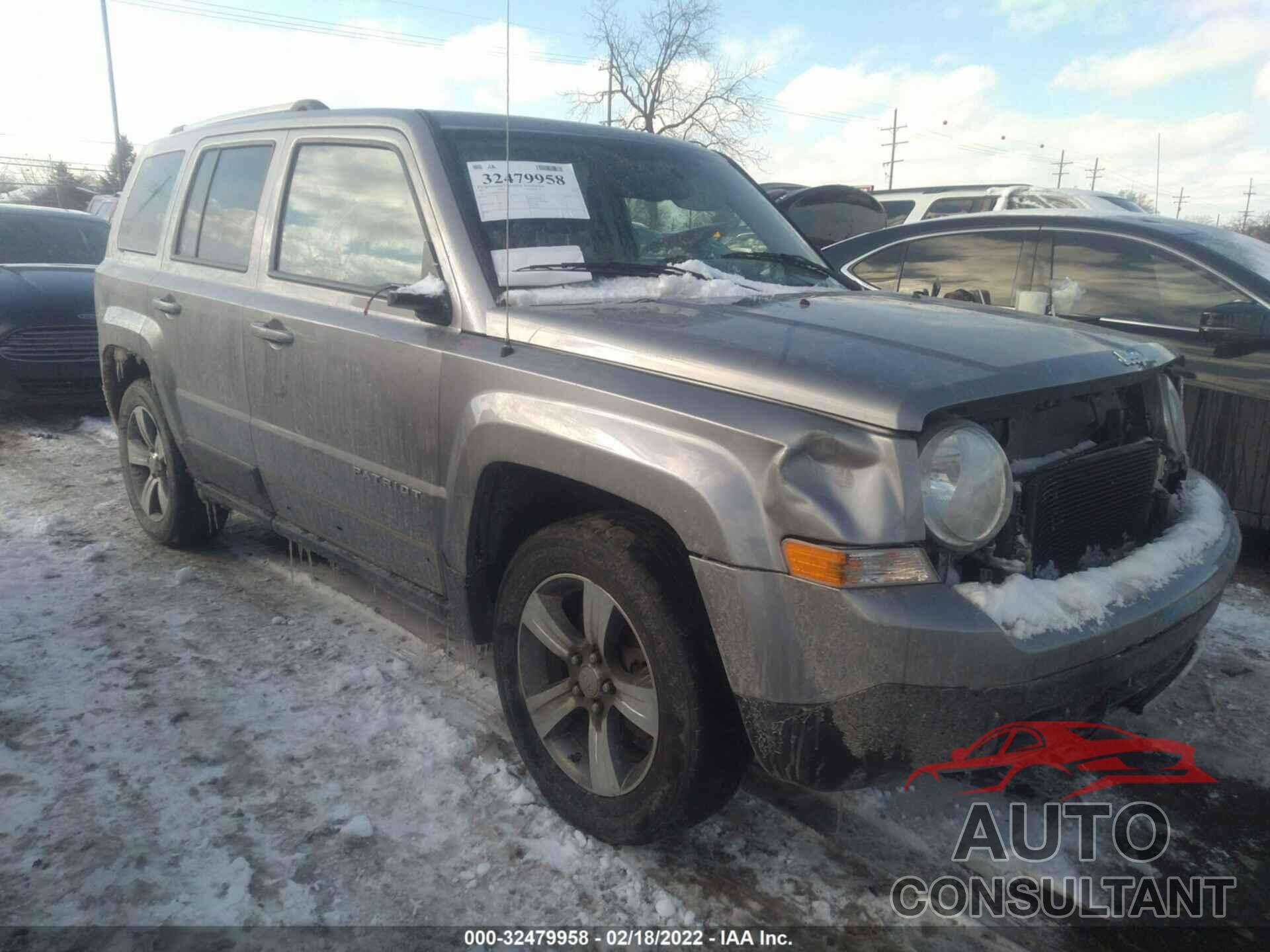 JEEP PATRIOT 2017 - 1C4NJRFB6HD155396