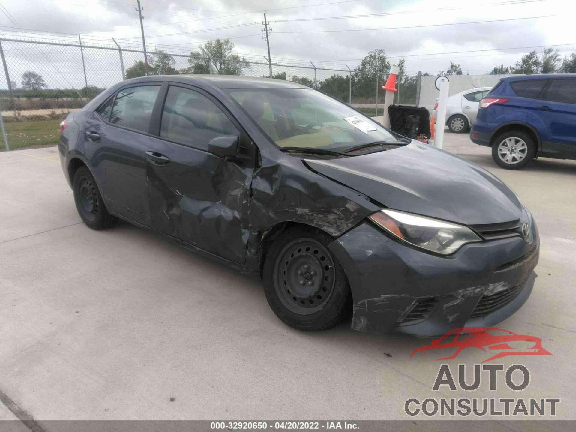 TOYOTA COROLLA 2016 - 5YFBURHE3GP427464