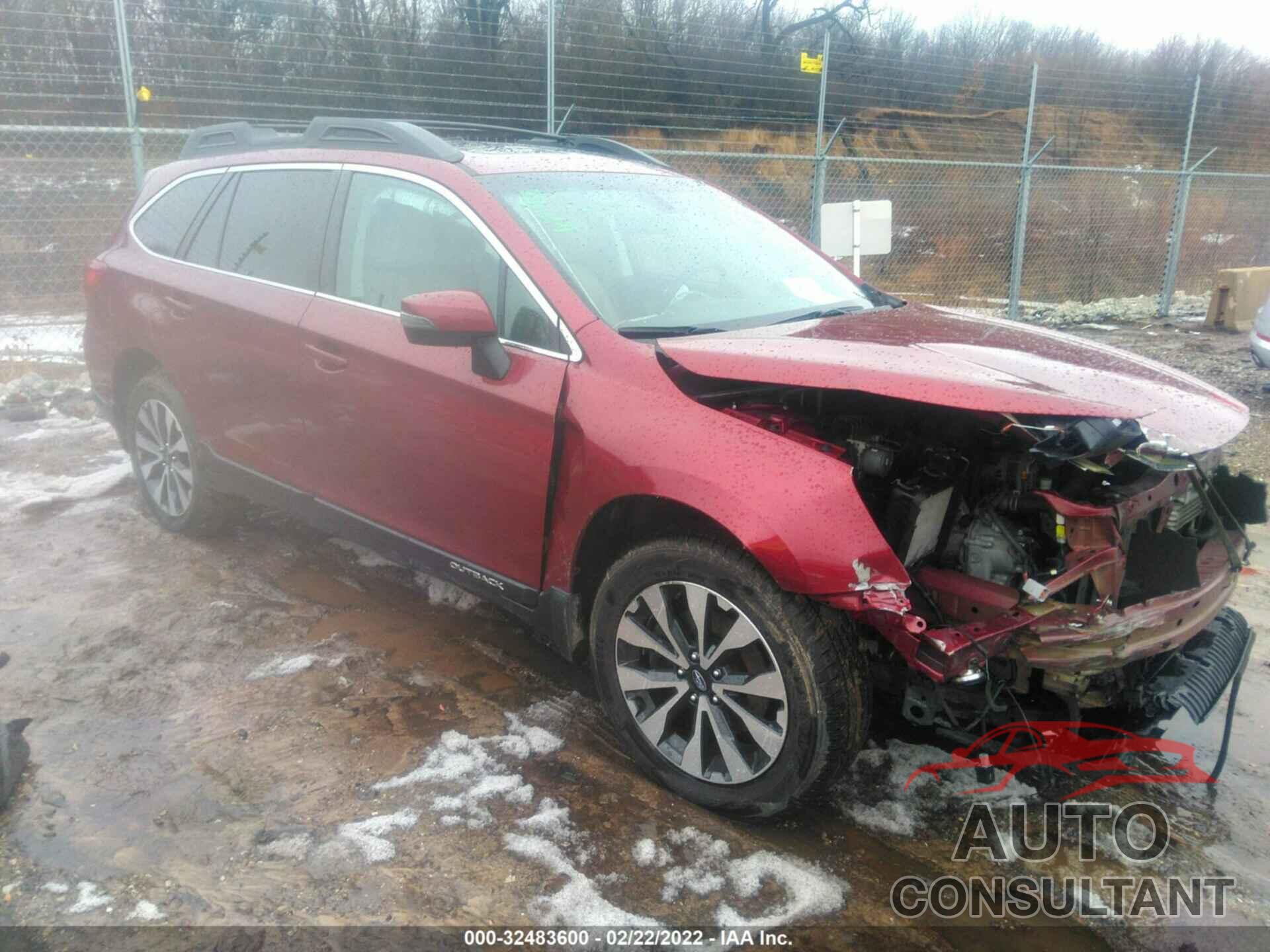 SUBARU OUTBACK 2017 - 4S4BSANC9H3206323