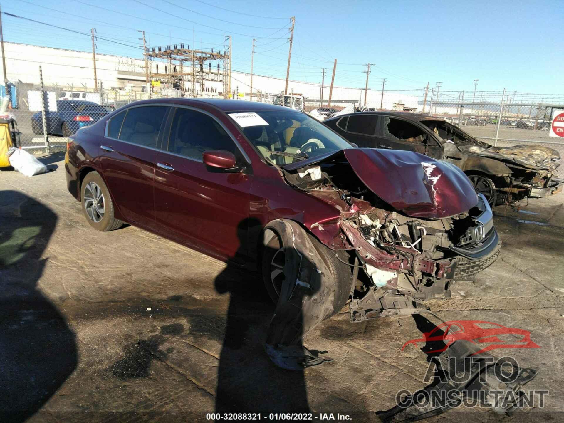 HONDA ACCORD SEDAN 2016 - 1HGCR2F38GA030580