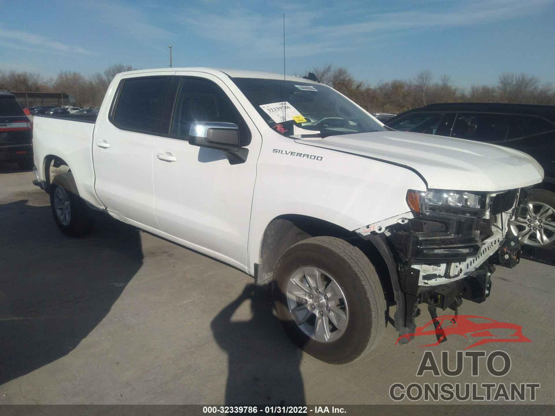 CHEVROLET SILVERADO 1500 2021 - 3GCPWCED1MG462188