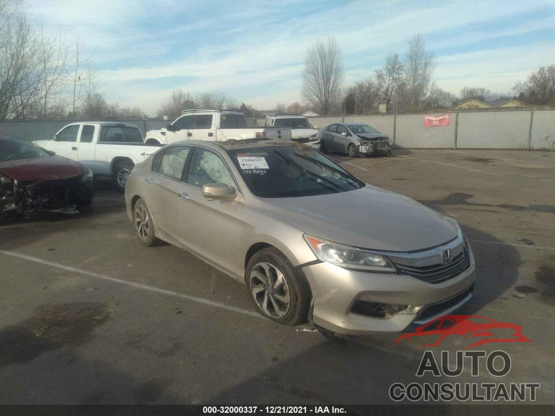 HONDA ACCORD SEDAN 2016 - 1HGCR2F87GA008484
