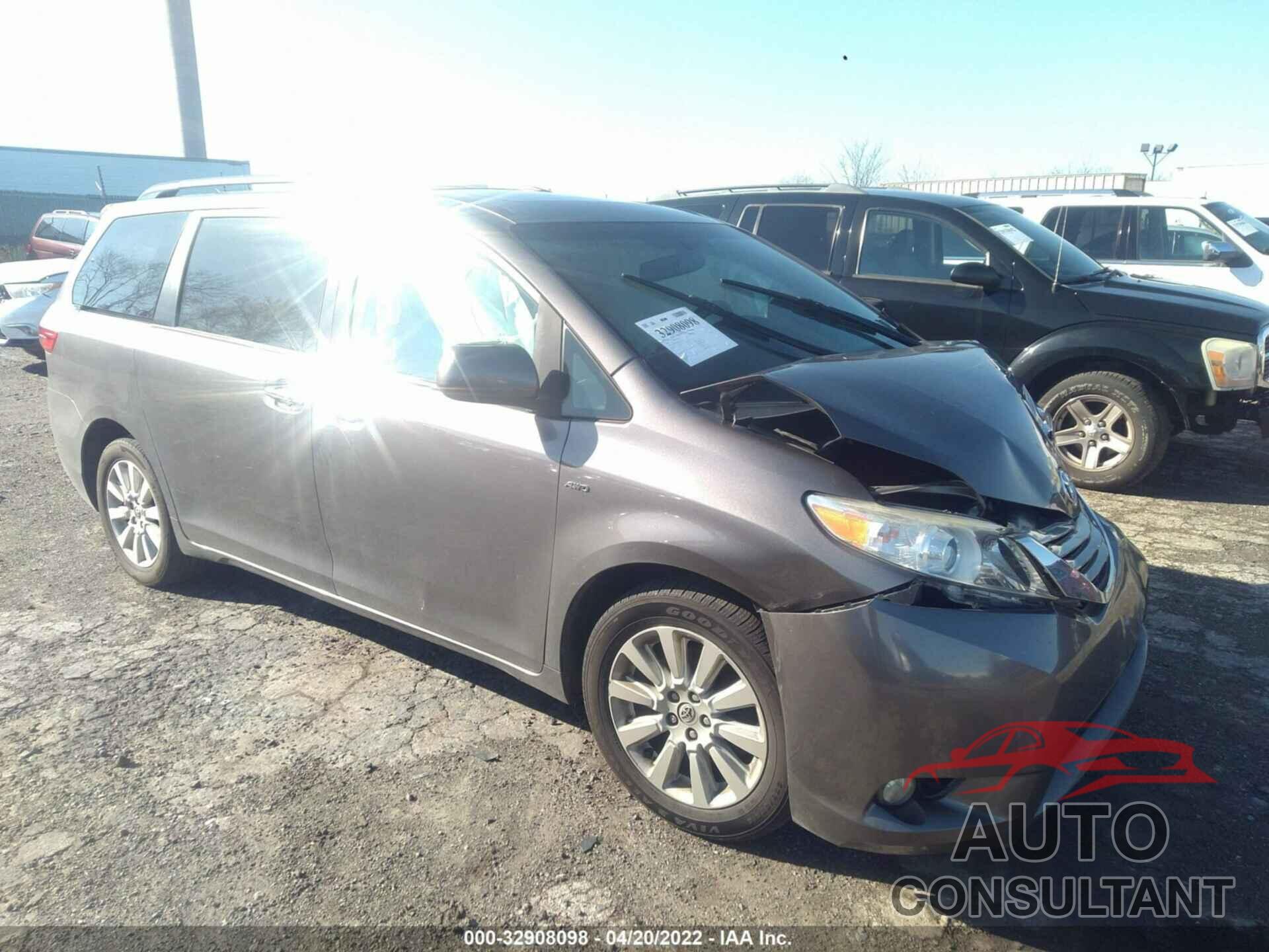 TOYOTA SIENNA 2016 - 5TDDK3DC6GS130194