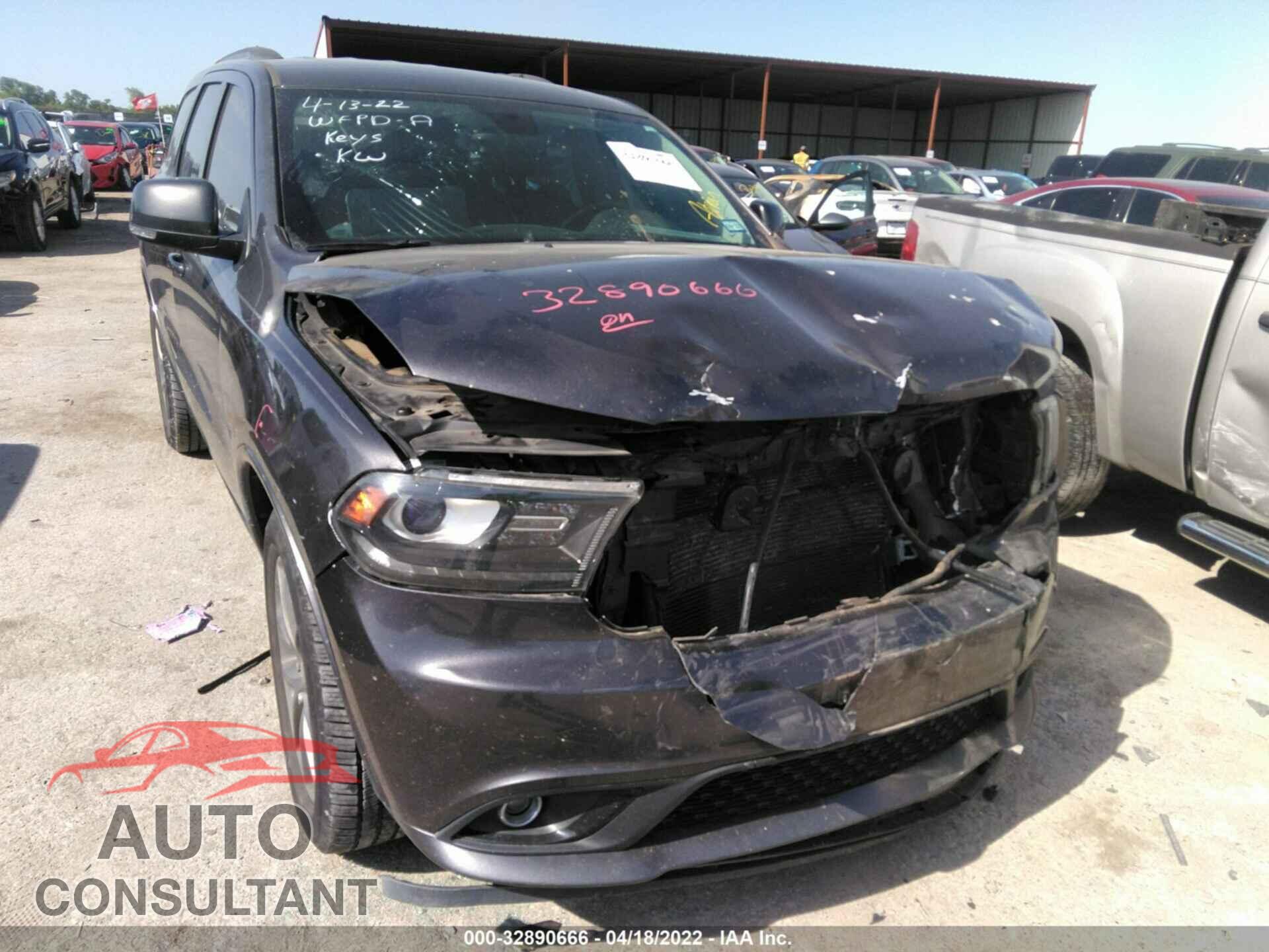 DODGE DURANGO 2017 - 1C4RDJDG3HC601373