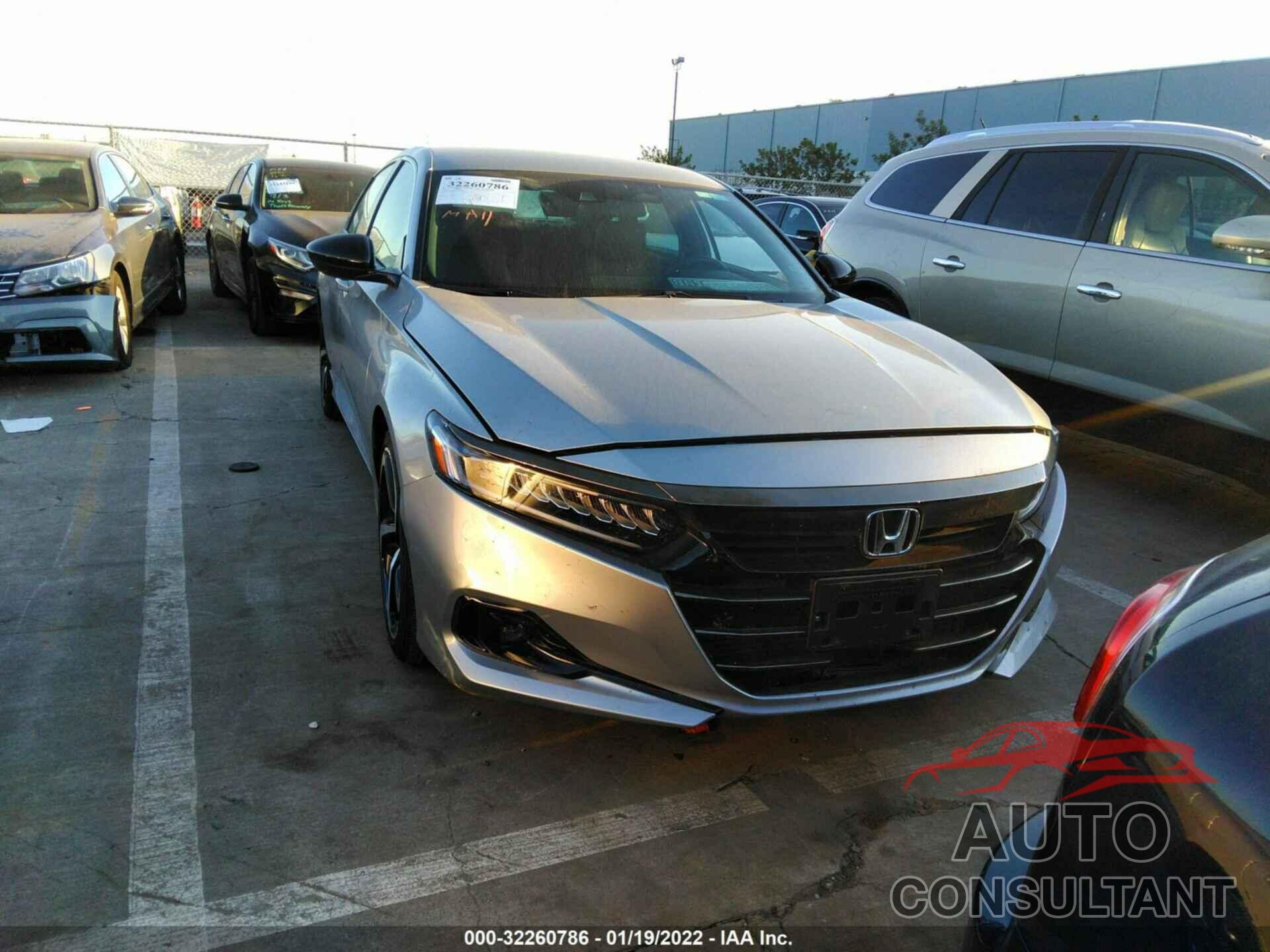 HONDA ACCORD SEDAN 2021 - 1HGCV1F31MA081596