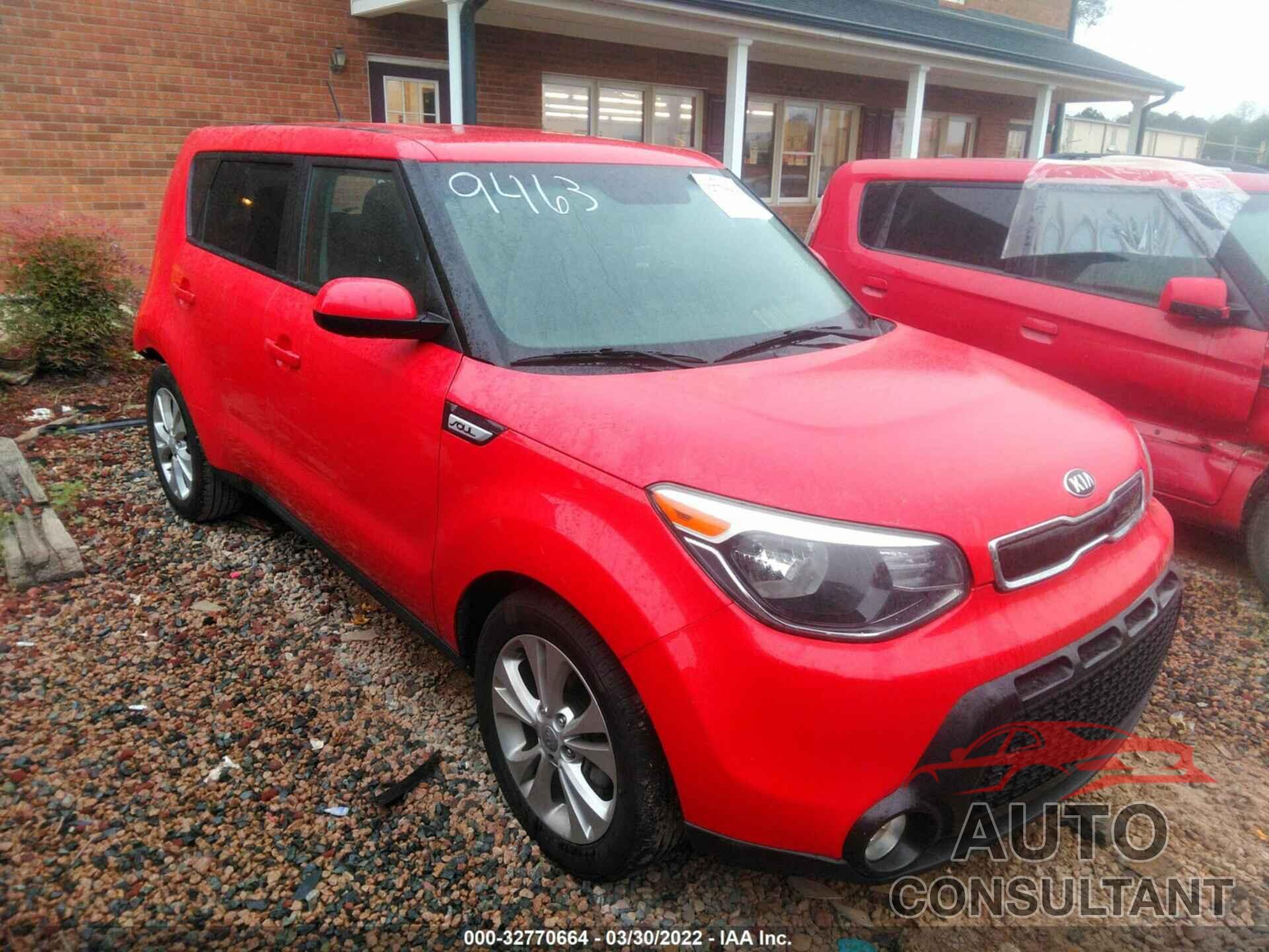 KIA SOUL 2016 - KNDJP3A56G7819463