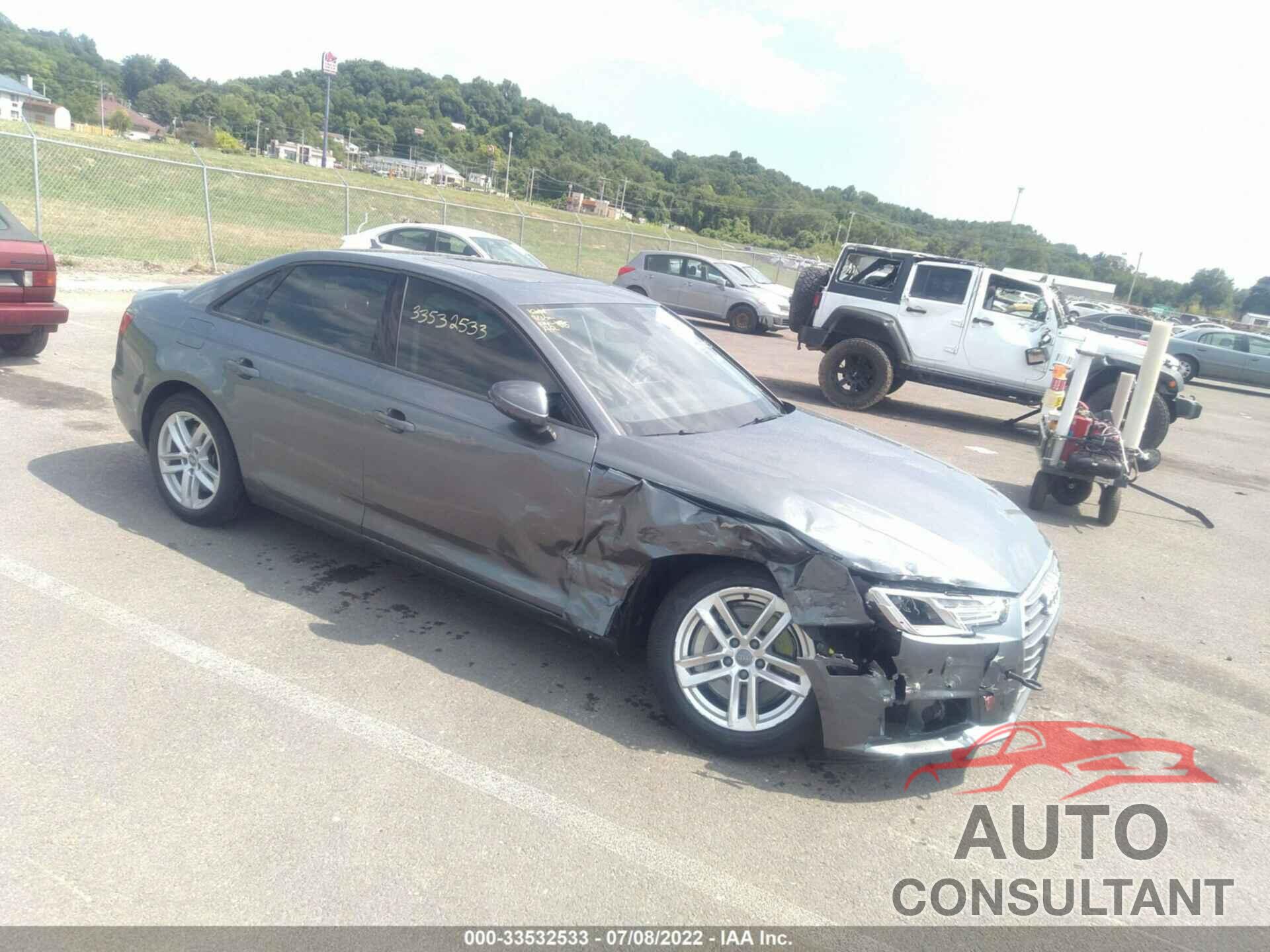 AUDI A4 2017 - WAUANAF49HN013752