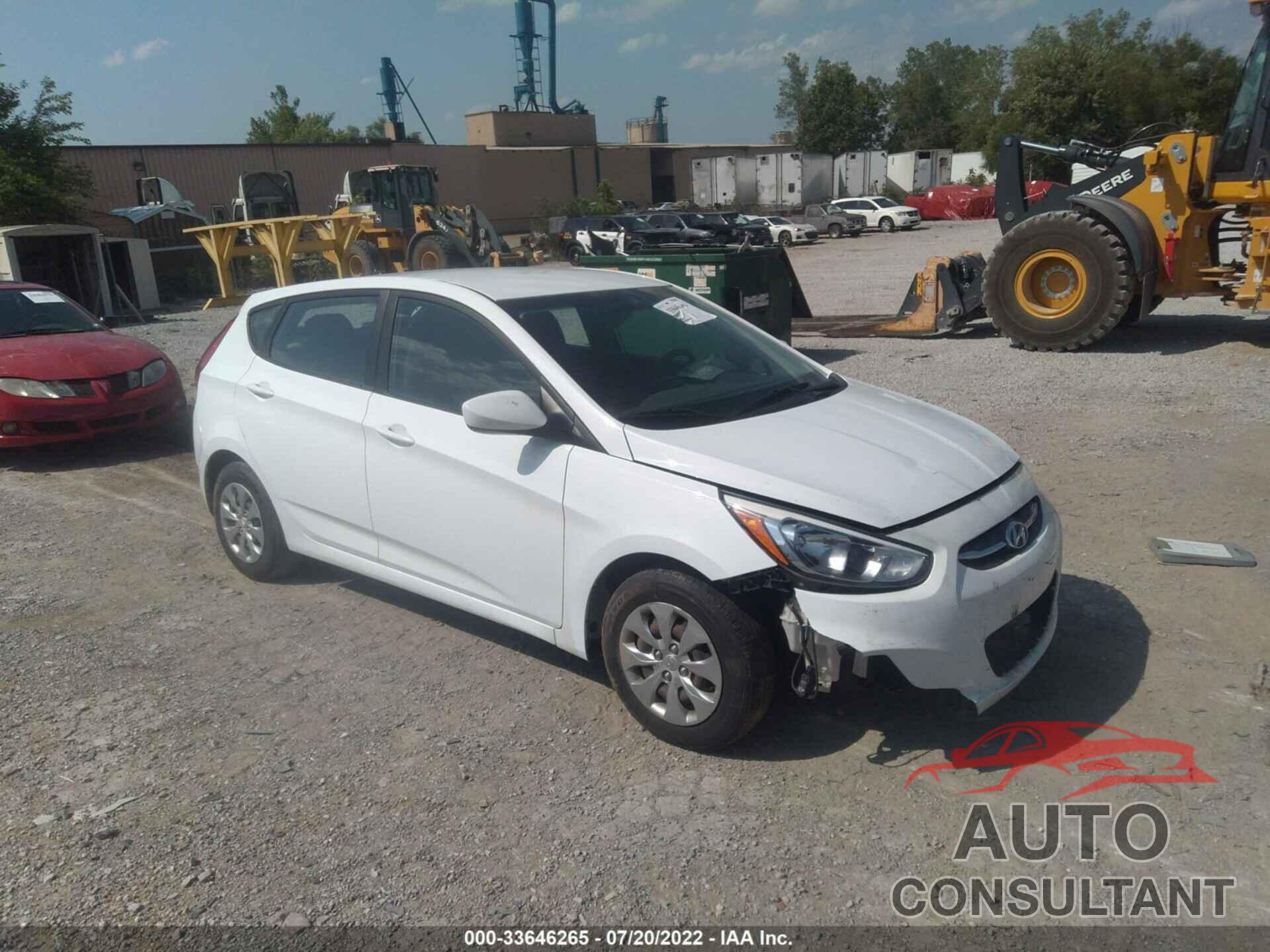 HYUNDAI ACCENT 2017 - KMHCT5AE2HU338446