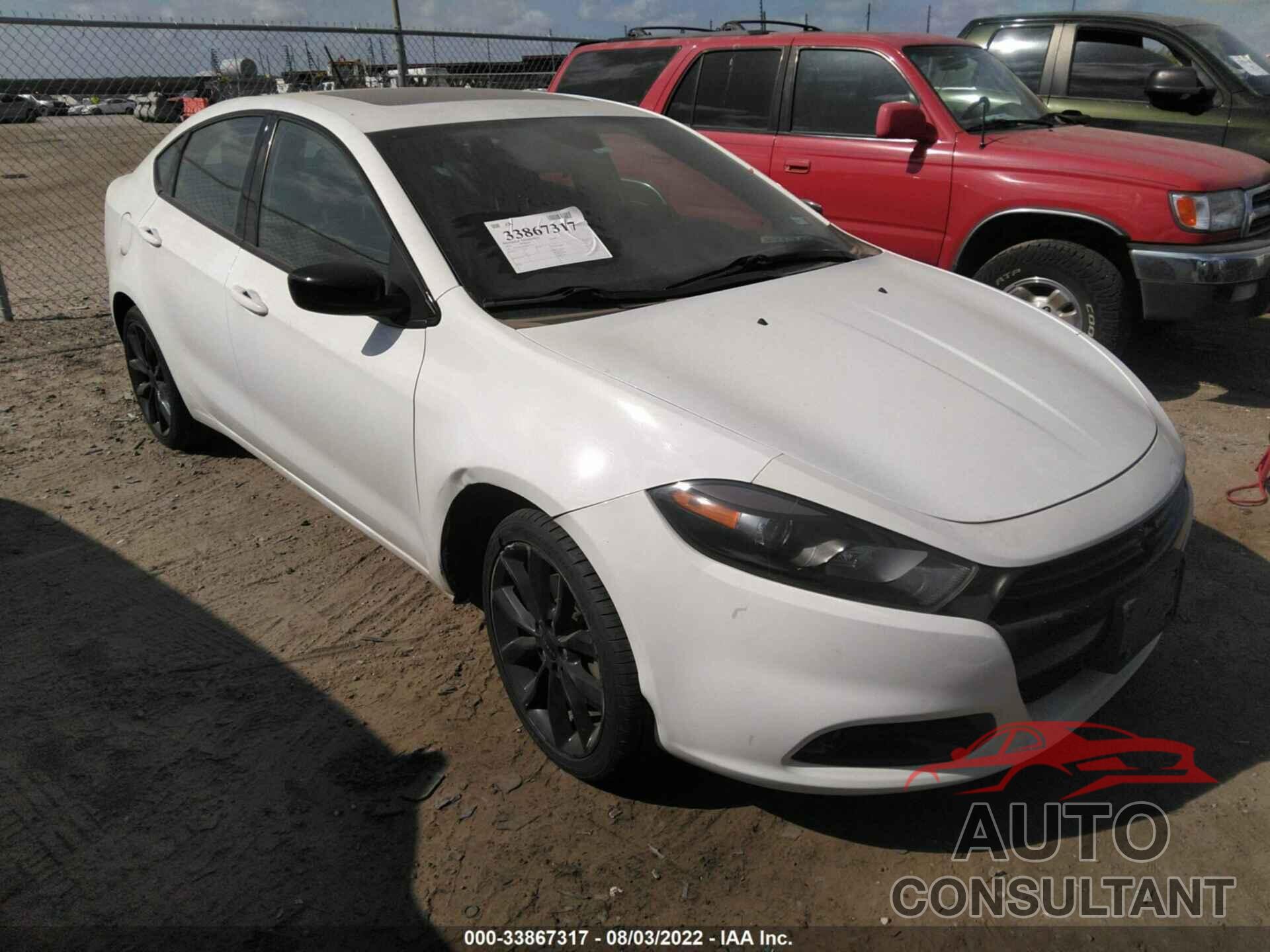 DODGE DART 2016 - 1C3CDFFA0GD822762