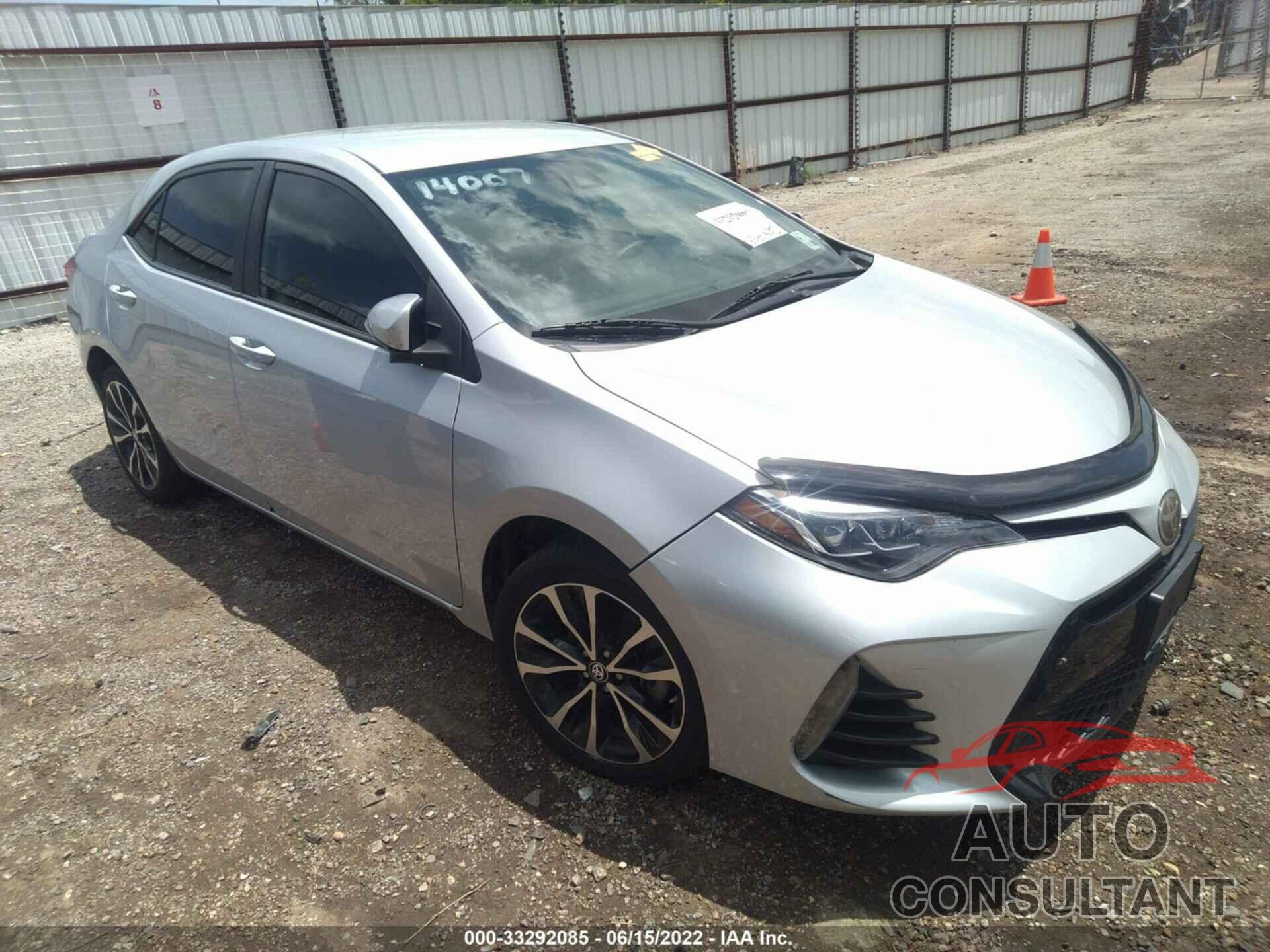 TOYOTA COROLLA 2017 - 5YFBURHE9HP671377