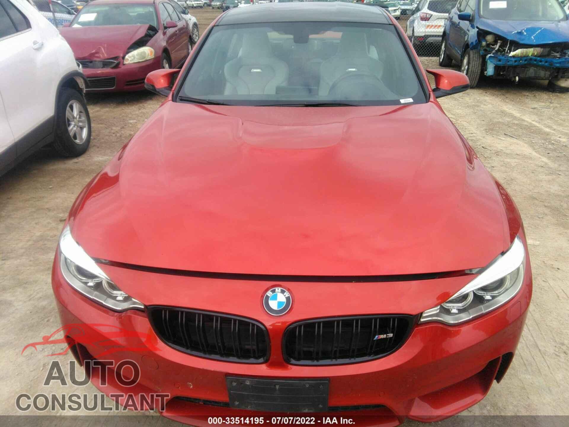 BMW M3 2016 - WBS8M9C58G5E68537