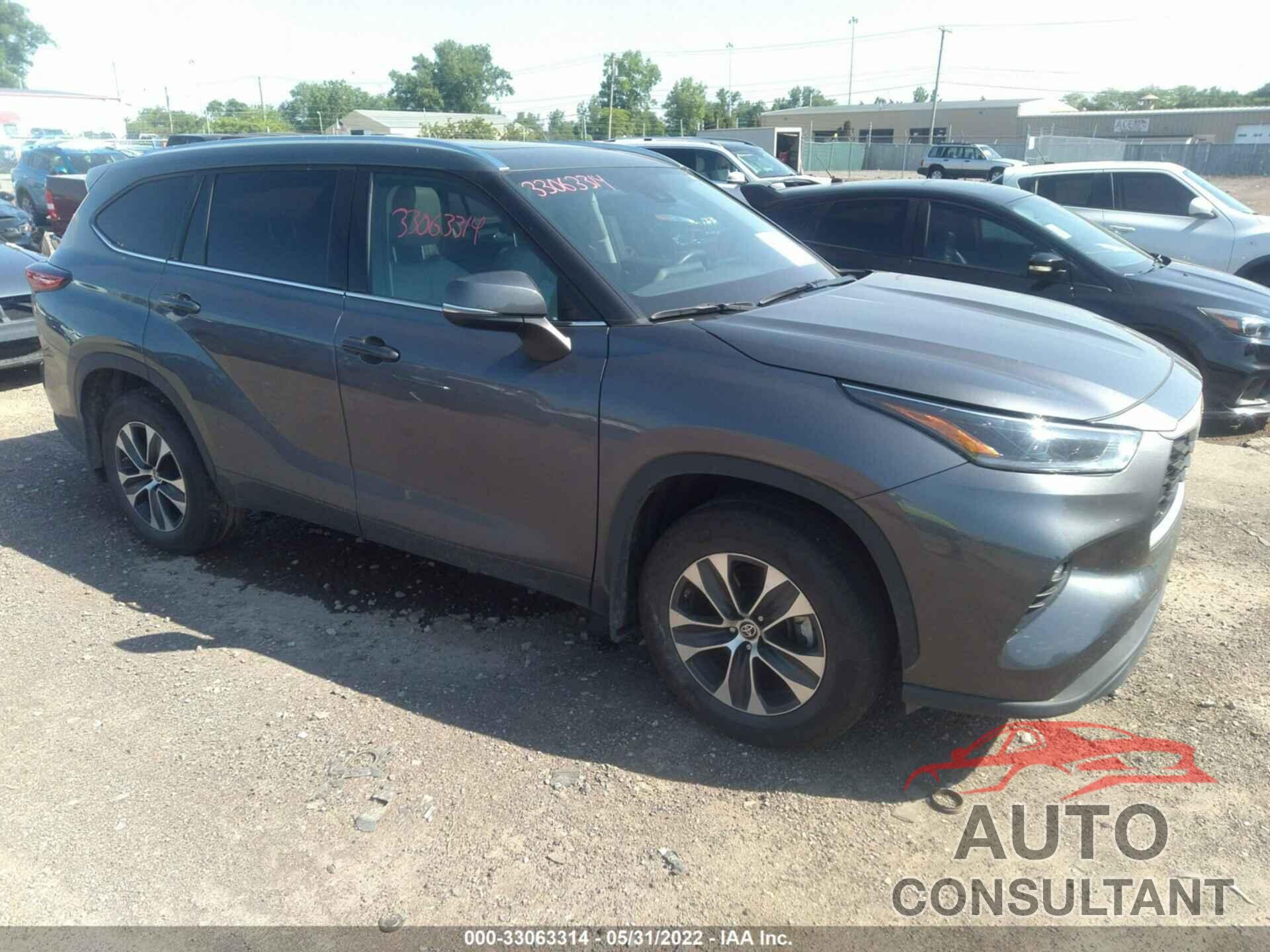 TOYOTA HIGHLANDER 2021 - 5TDHZRBH6MS546482