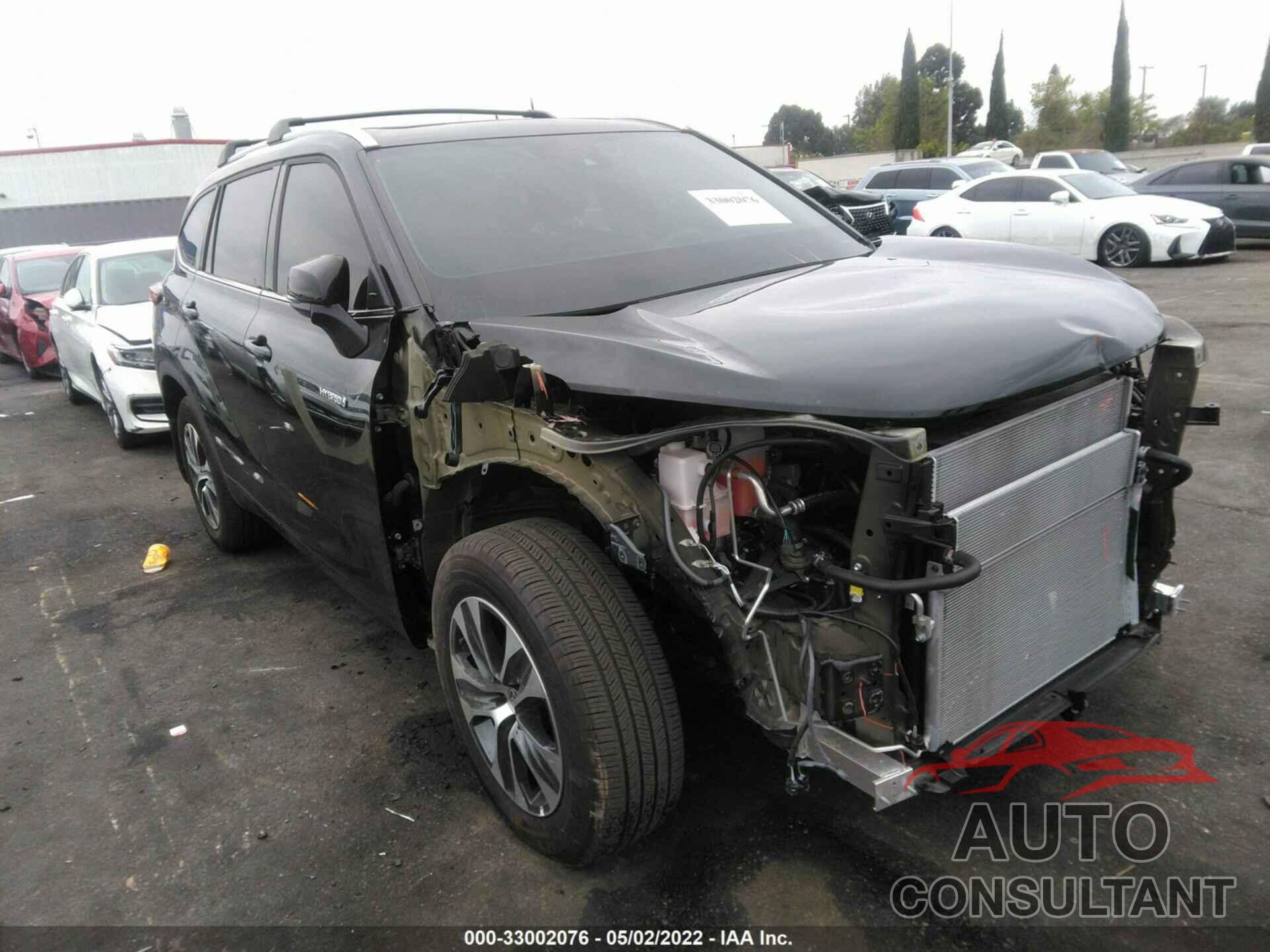TOYOTA HIGHLANDER 2021 - 5TDHARAH2MS507834