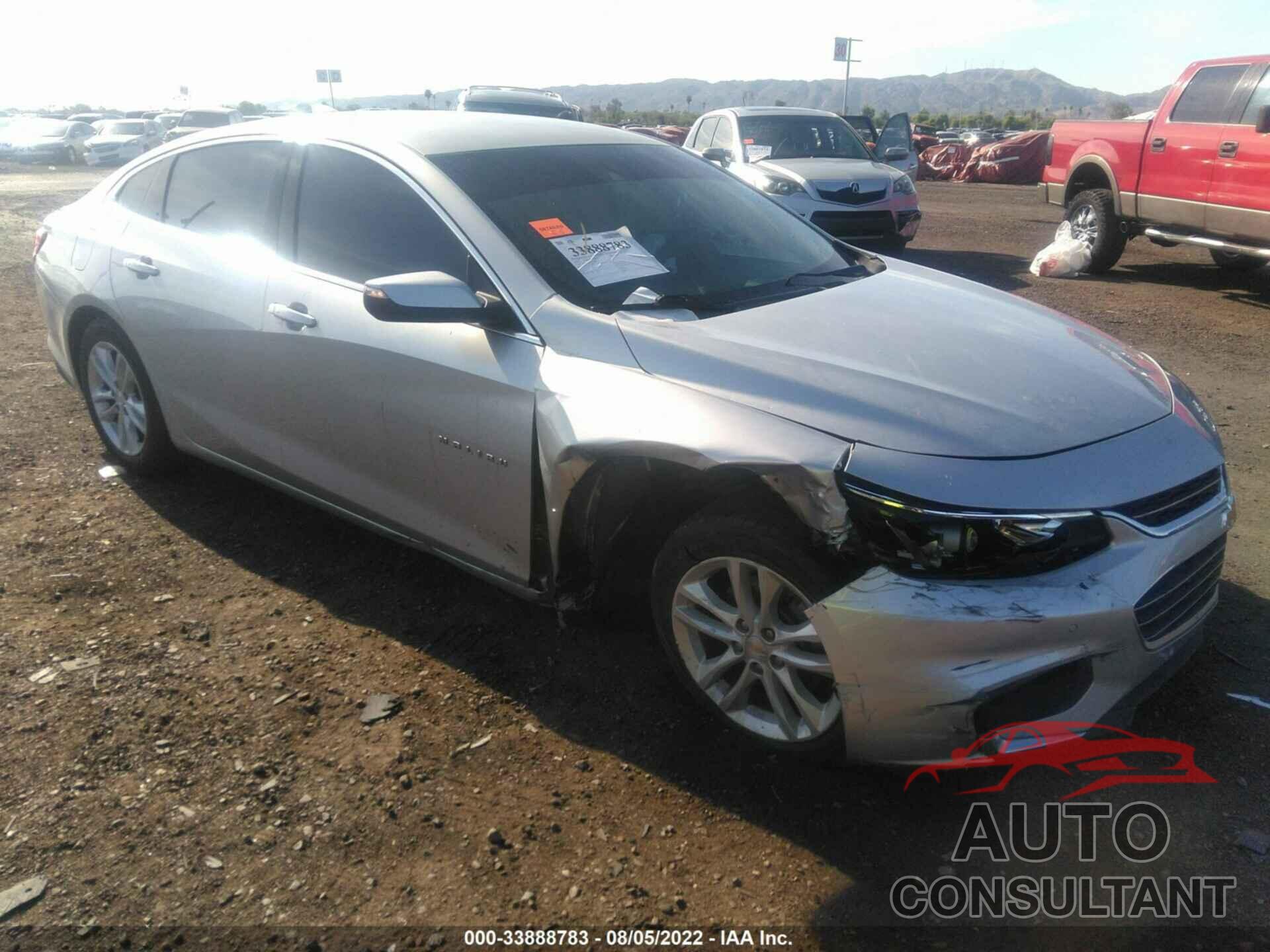 CHEVROLET MALIBU 2016 - 1G1ZE5ST3GF204823