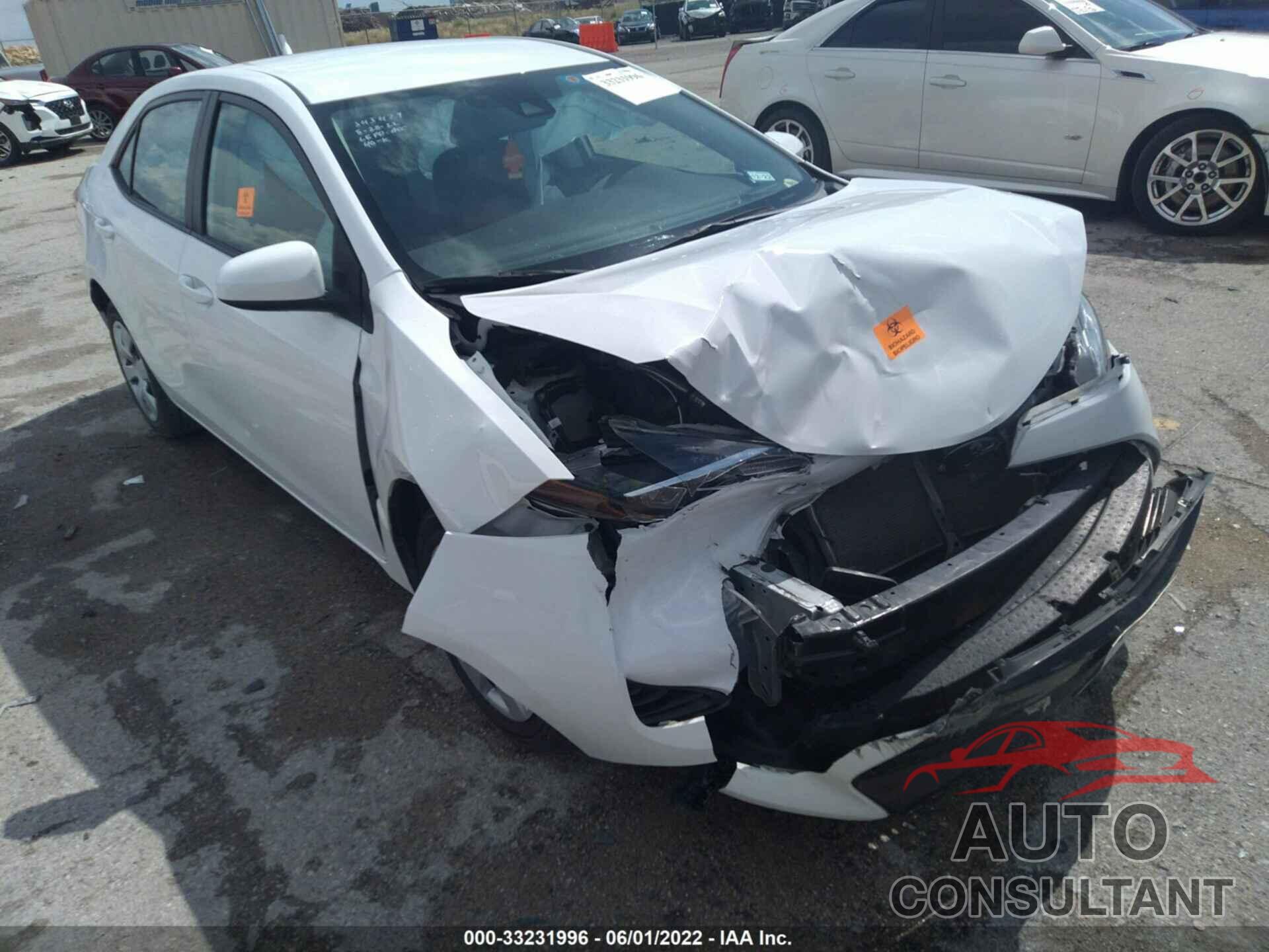 TOYOTA COROLLA 2019 - 5YFBURHE9KP897880