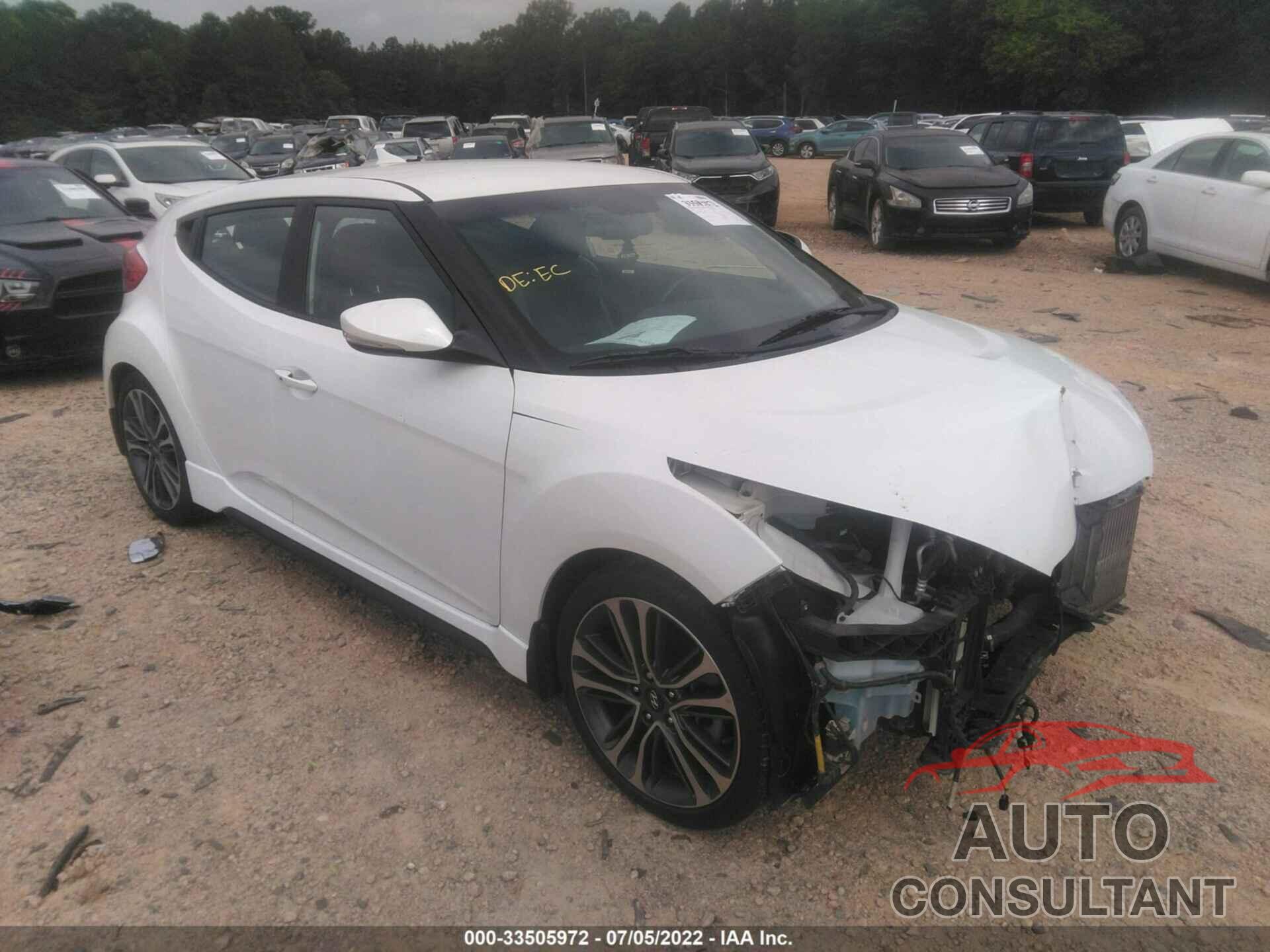 HYUNDAI VELOSTER 2016 - KMHTC6AE3GU298768