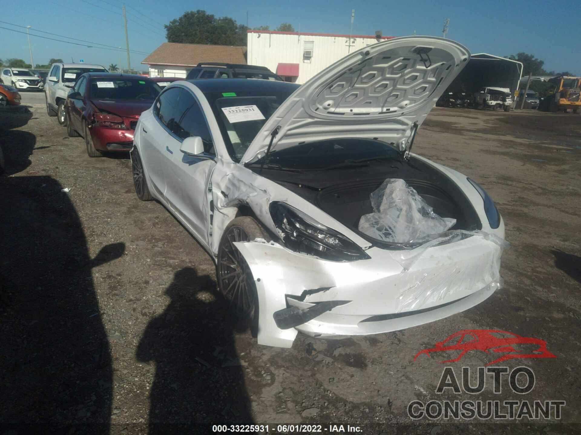 TESLA MODEL 3 2019 - 5YJ3E1EB0KF487610