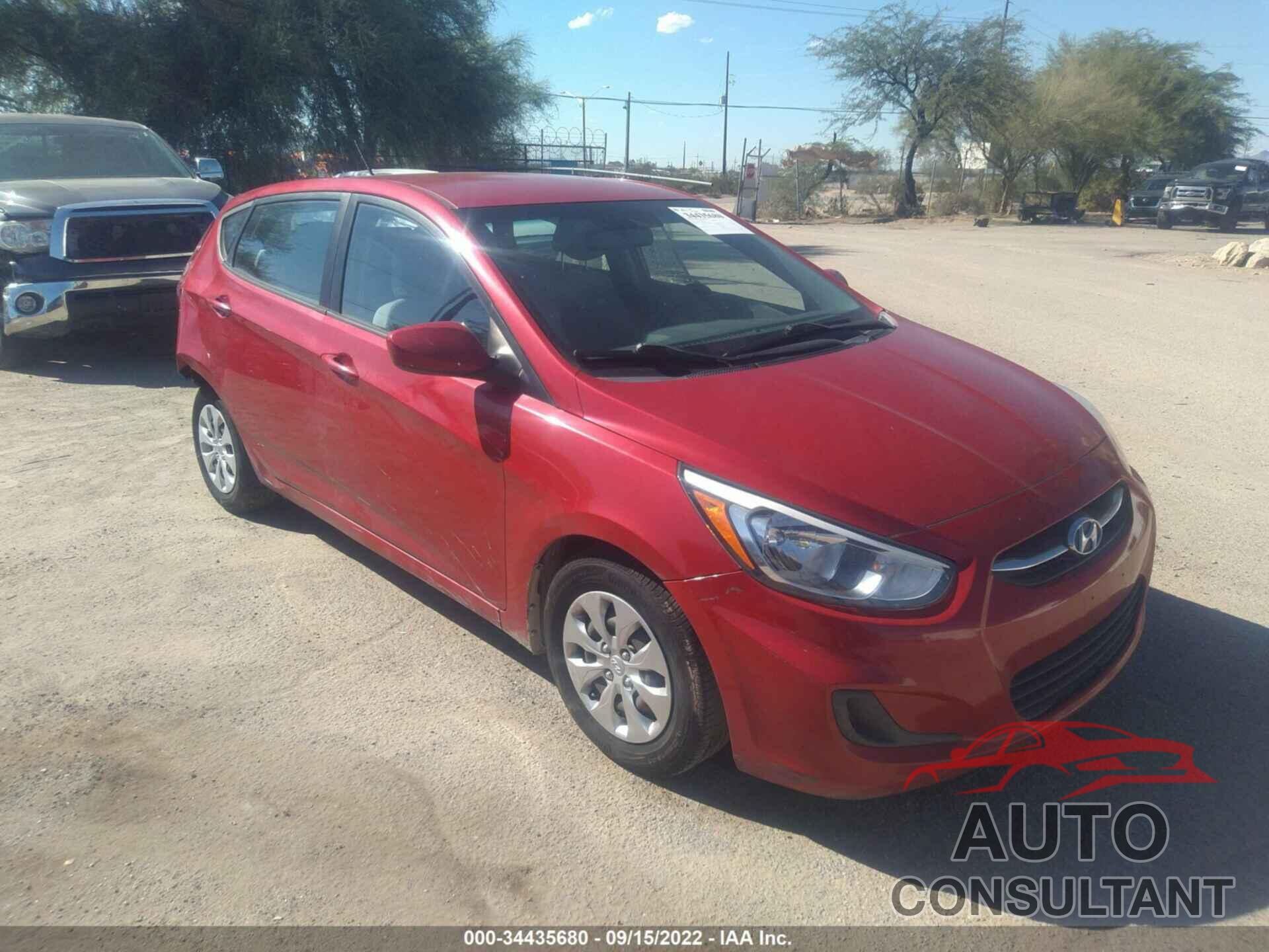 HYUNDAI ACCENT 2016 - KMHCT5AE8GU243419