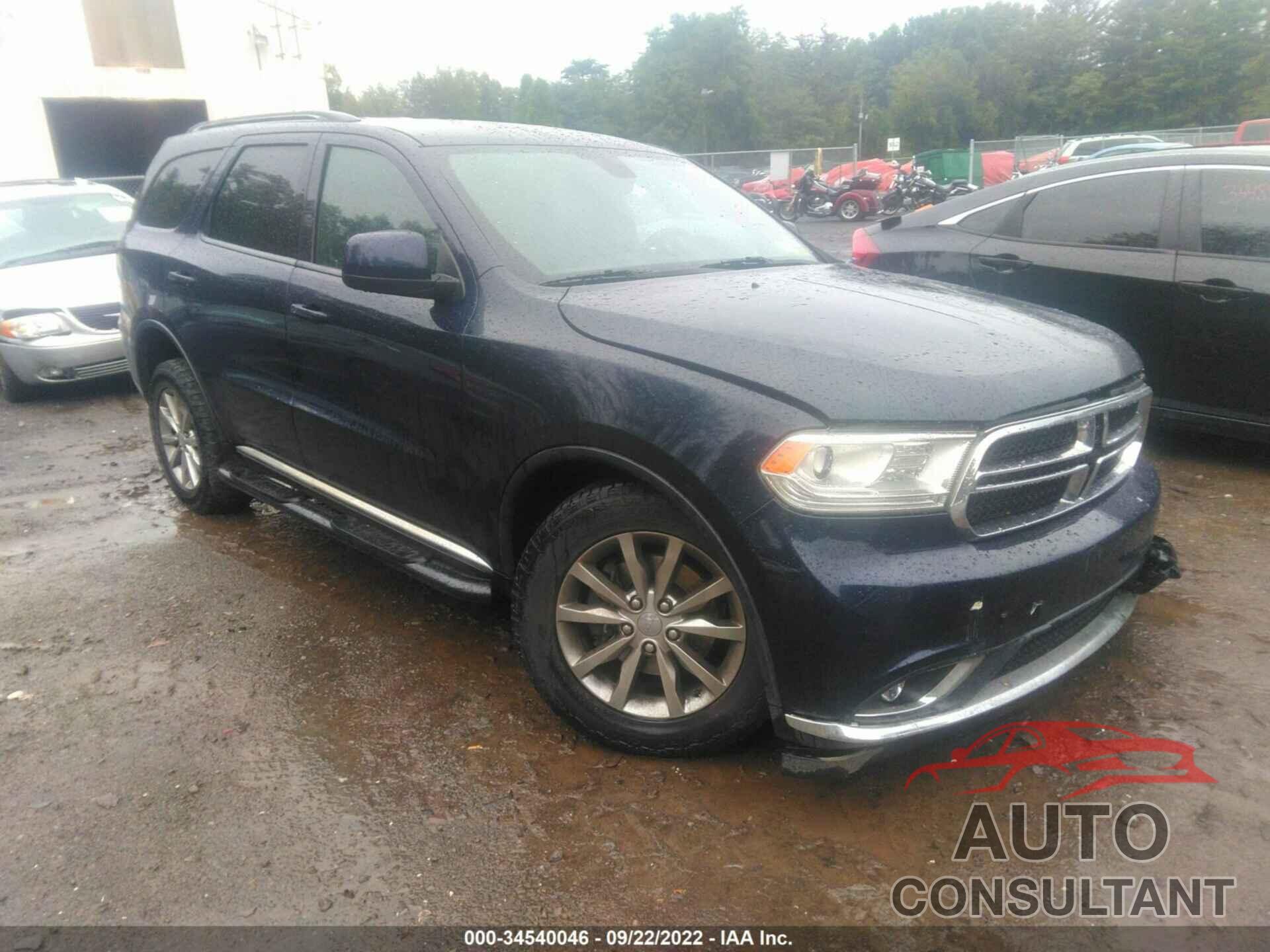 DODGE DURANGO 2017 - 1C4RDJAG4HC884001