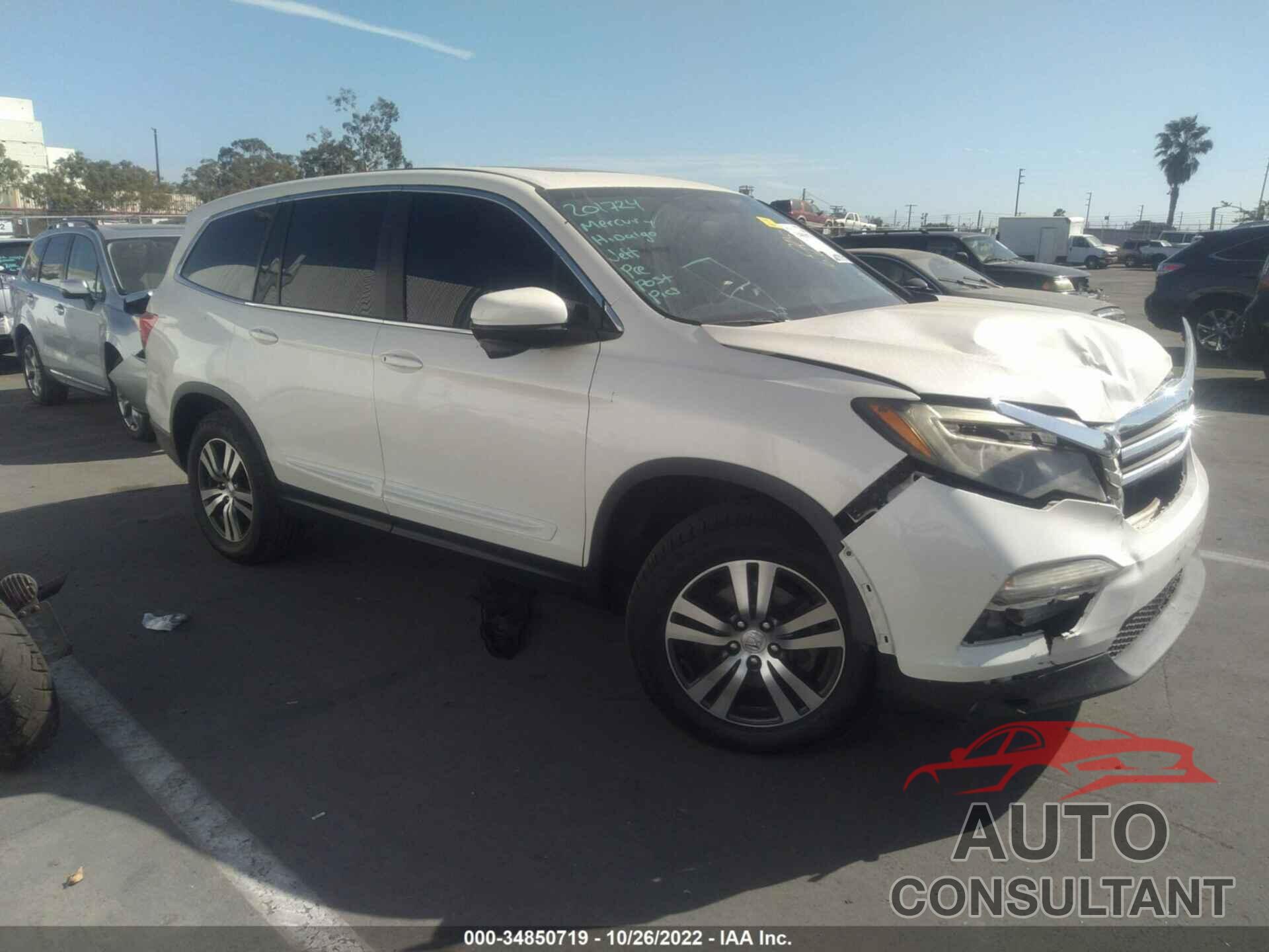 HONDA PILOT 2016 - 5FNYF5H56GB019985