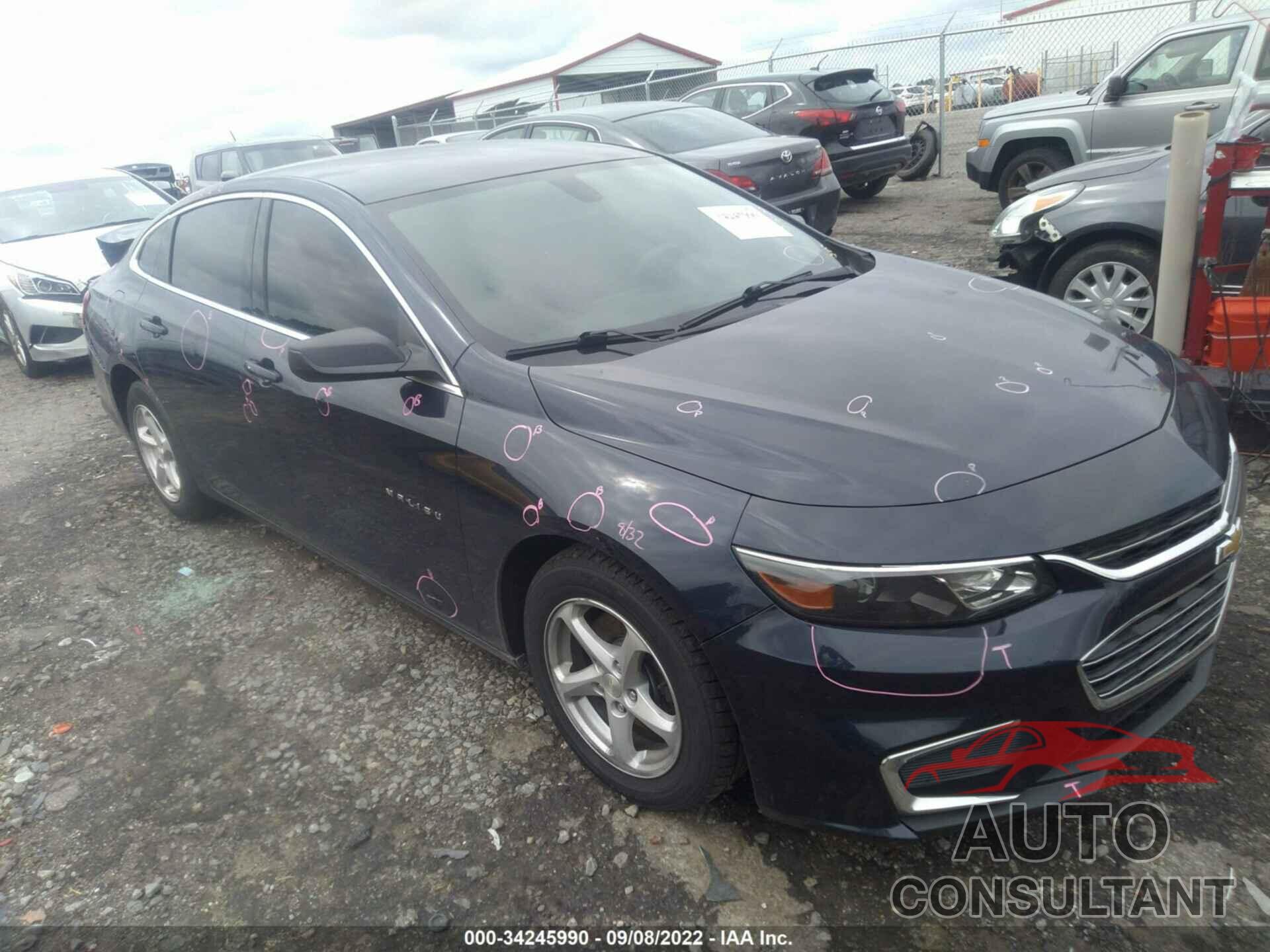 CHEVROLET MALIBU 2017 - 1G1ZC5ST3HF263653