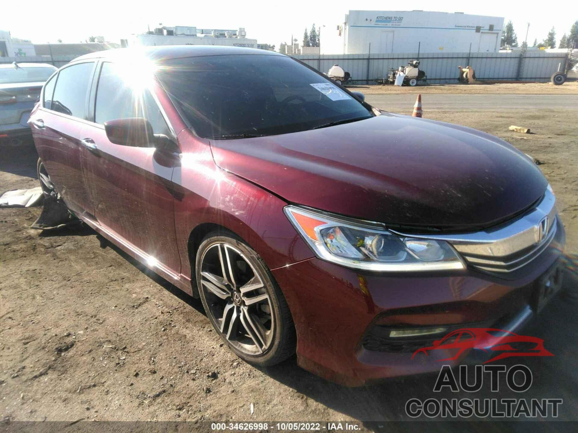 HONDA ACCORD SEDAN 2016 - 1HGCR2F51GA168382