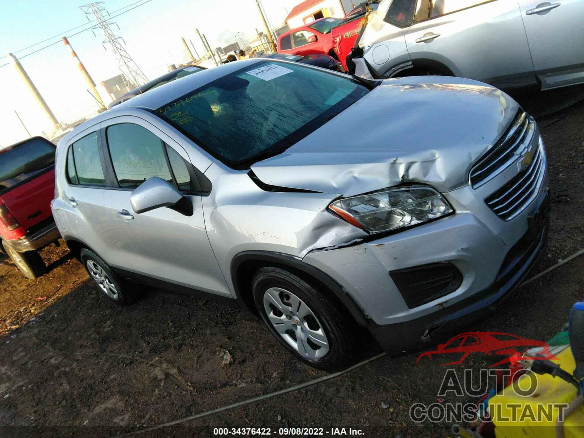 CHEVROLET TRAX 2016 - 3GNCJKSB1GL233622