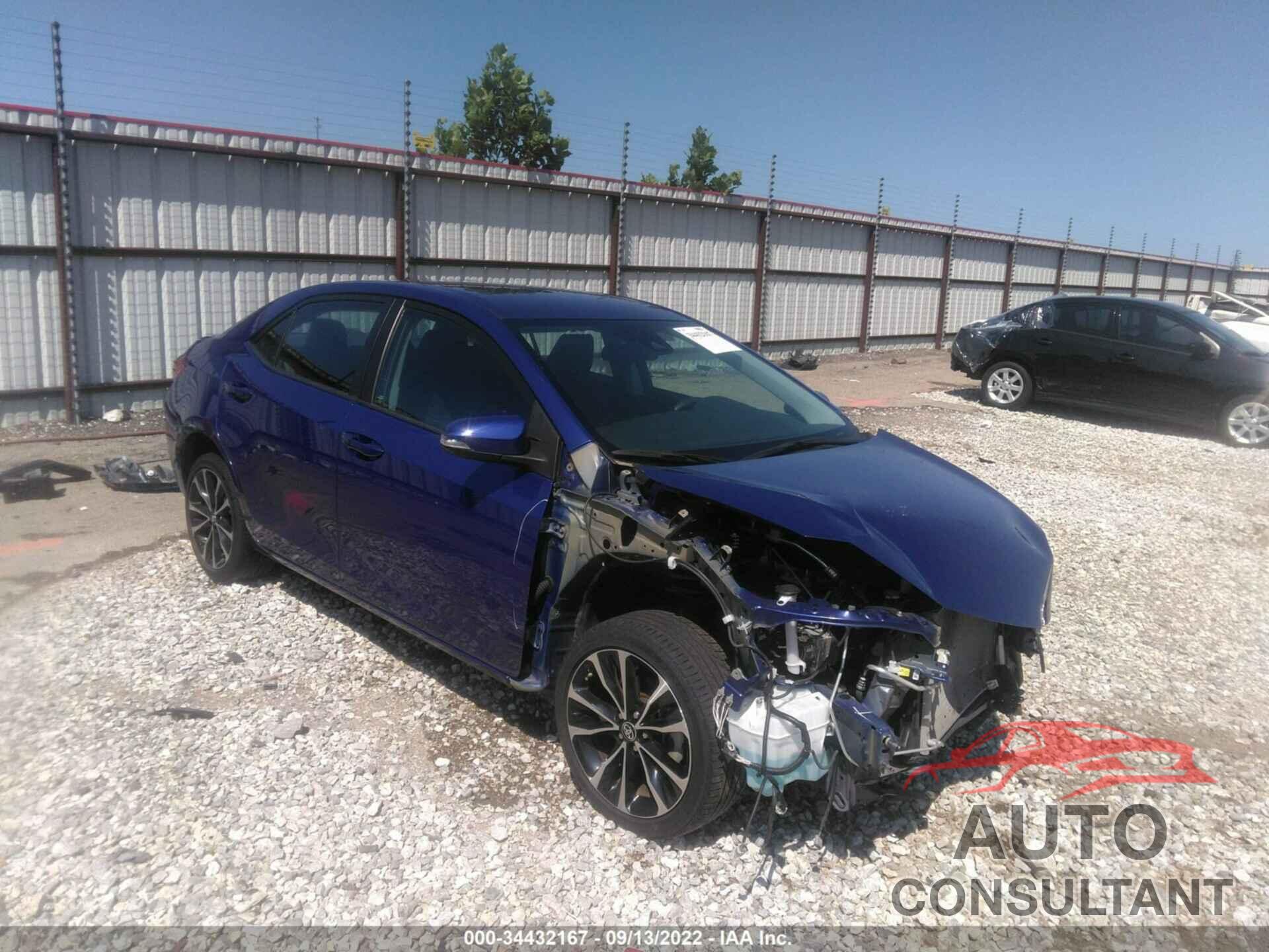 TOYOTA COROLLA 2018 - 5YFBURHE8JP742722