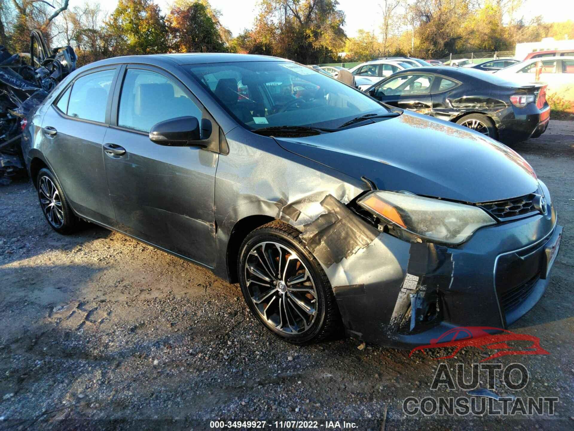 TOYOTA COROLLA 2016 - 2T1BURHE4GC593122