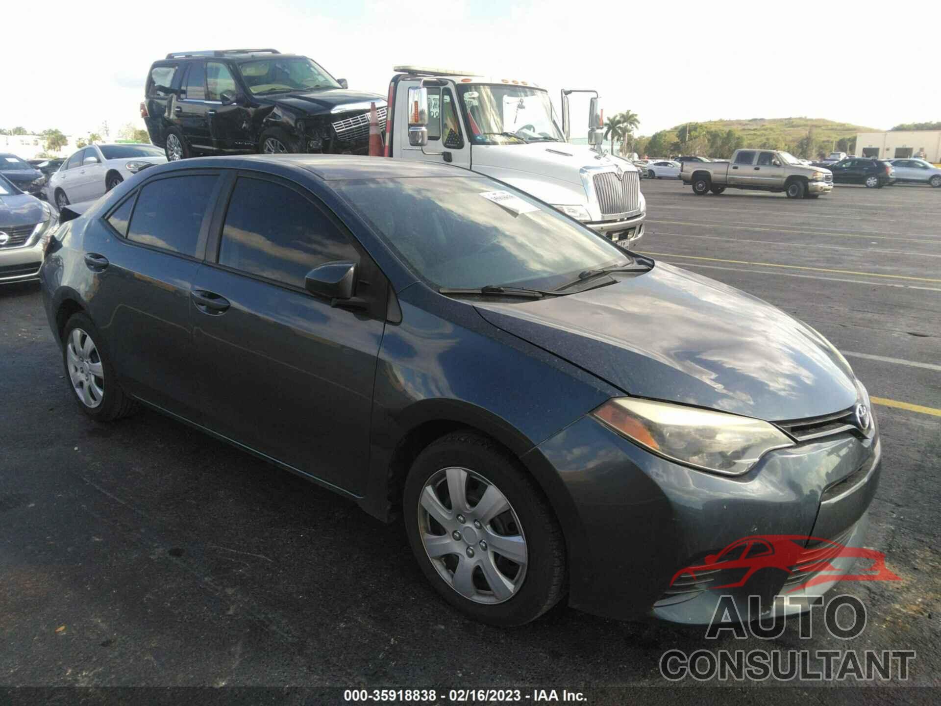 TOYOTA COROLLA 2015 - 2T1BURHEXFC338182