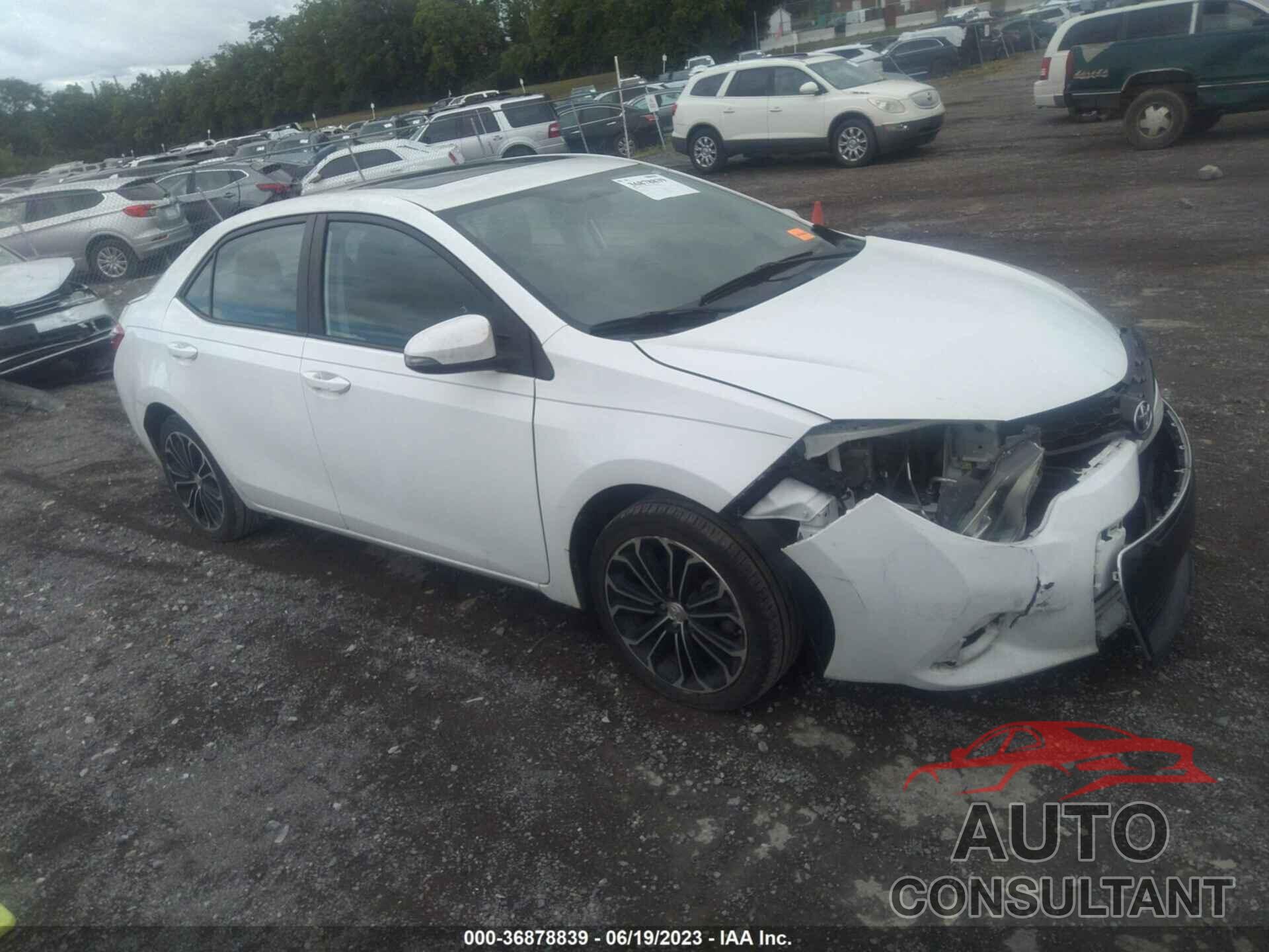 TOYOTA COROLLA 2015 - 2T1BURHE5FC395356